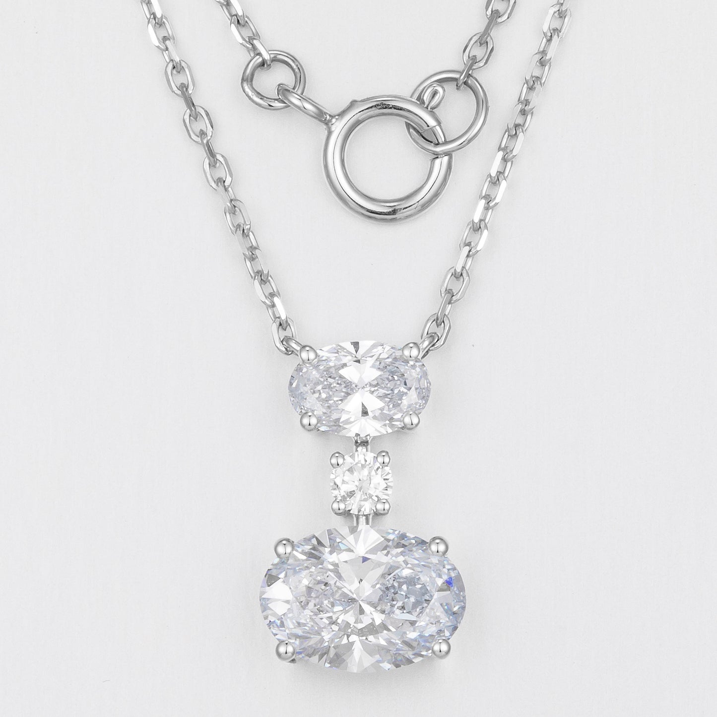 Lab Grown Diamond Necklace-ZBN0020-1