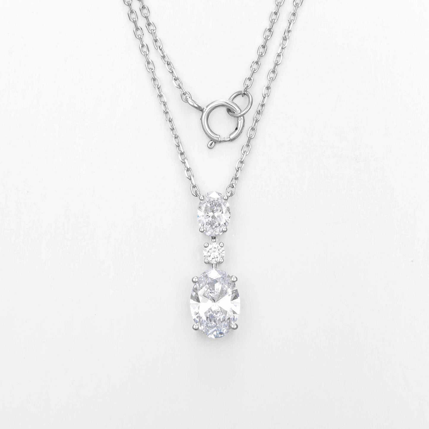 Lab Grown Diamond Necklace-ZBN0020