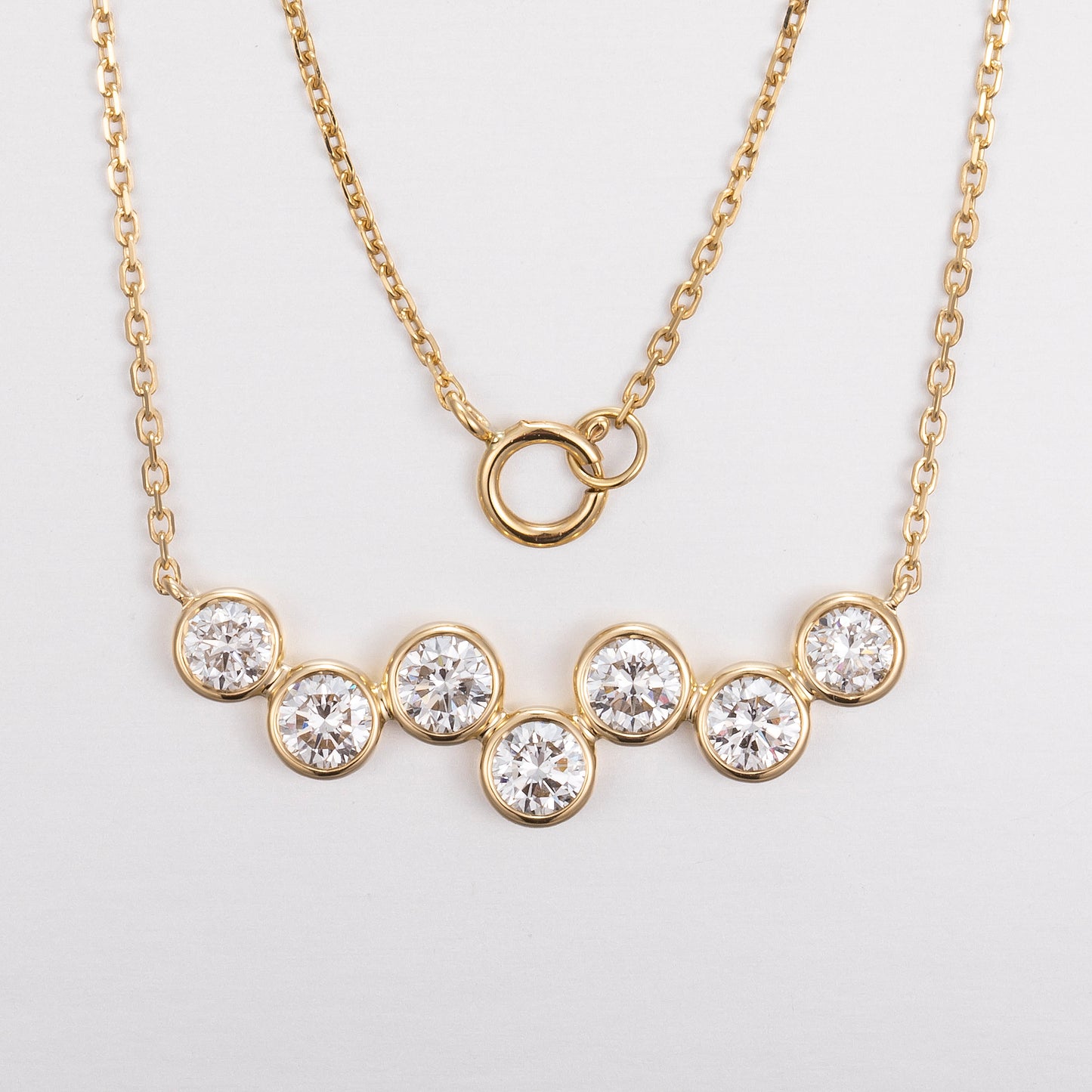 Lab Grown Diamond Necklace-ZBN0035W