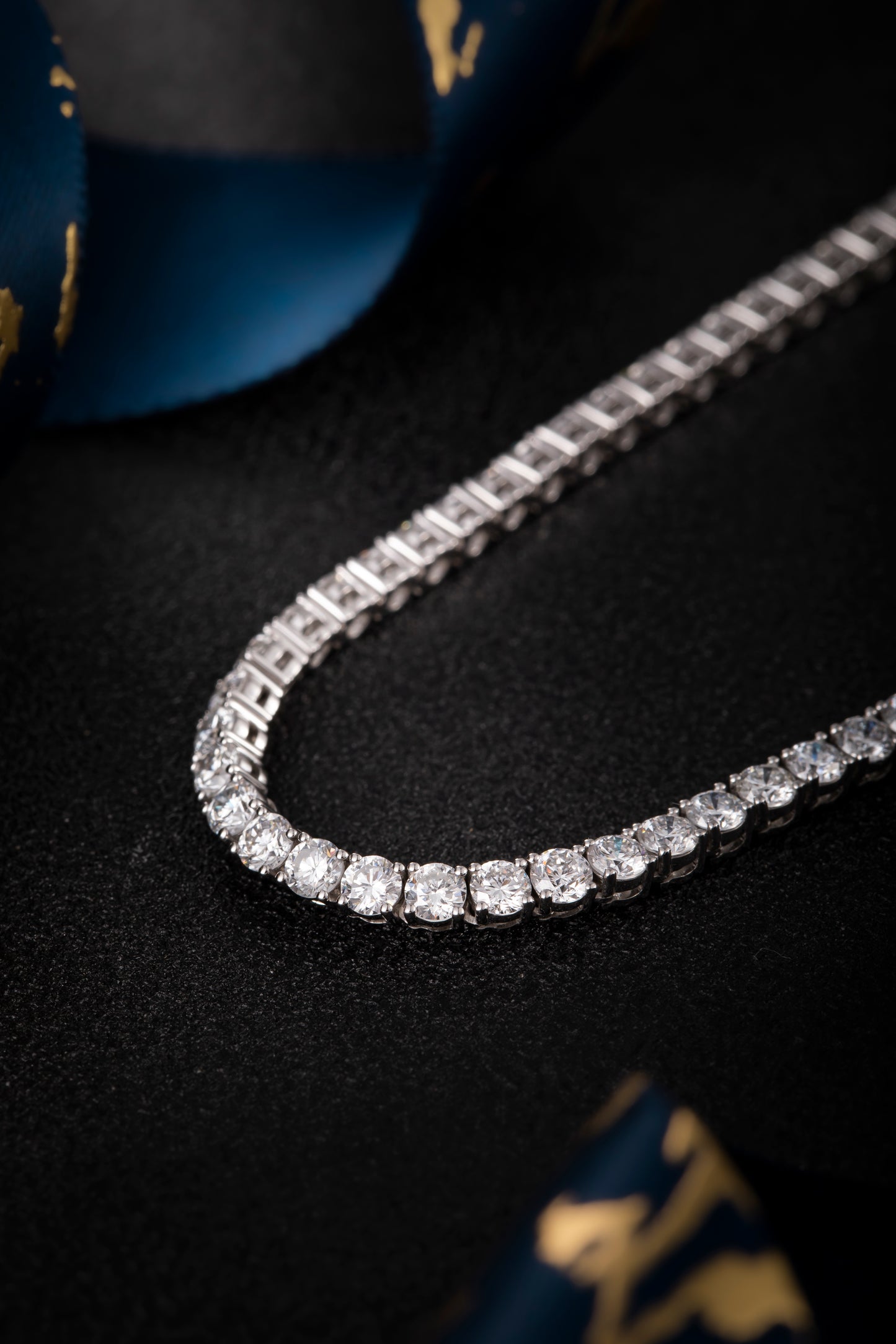 Lab Grown Diamond Necklace-ZBN0041-2.8MM