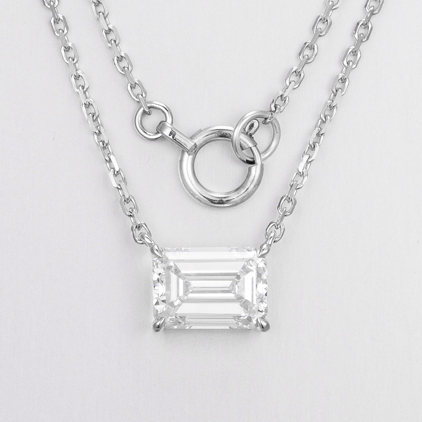 Lab Grown Diamond Necklace-ZBN0046