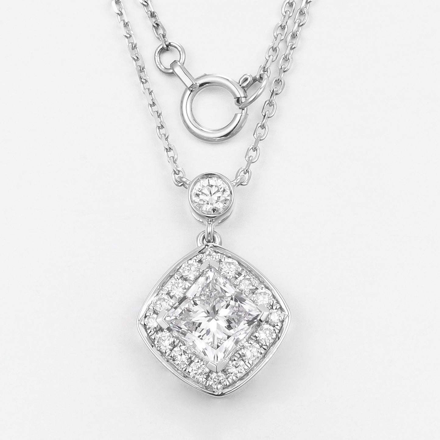 Lab Grown Diamond Necklace-ZBN0066