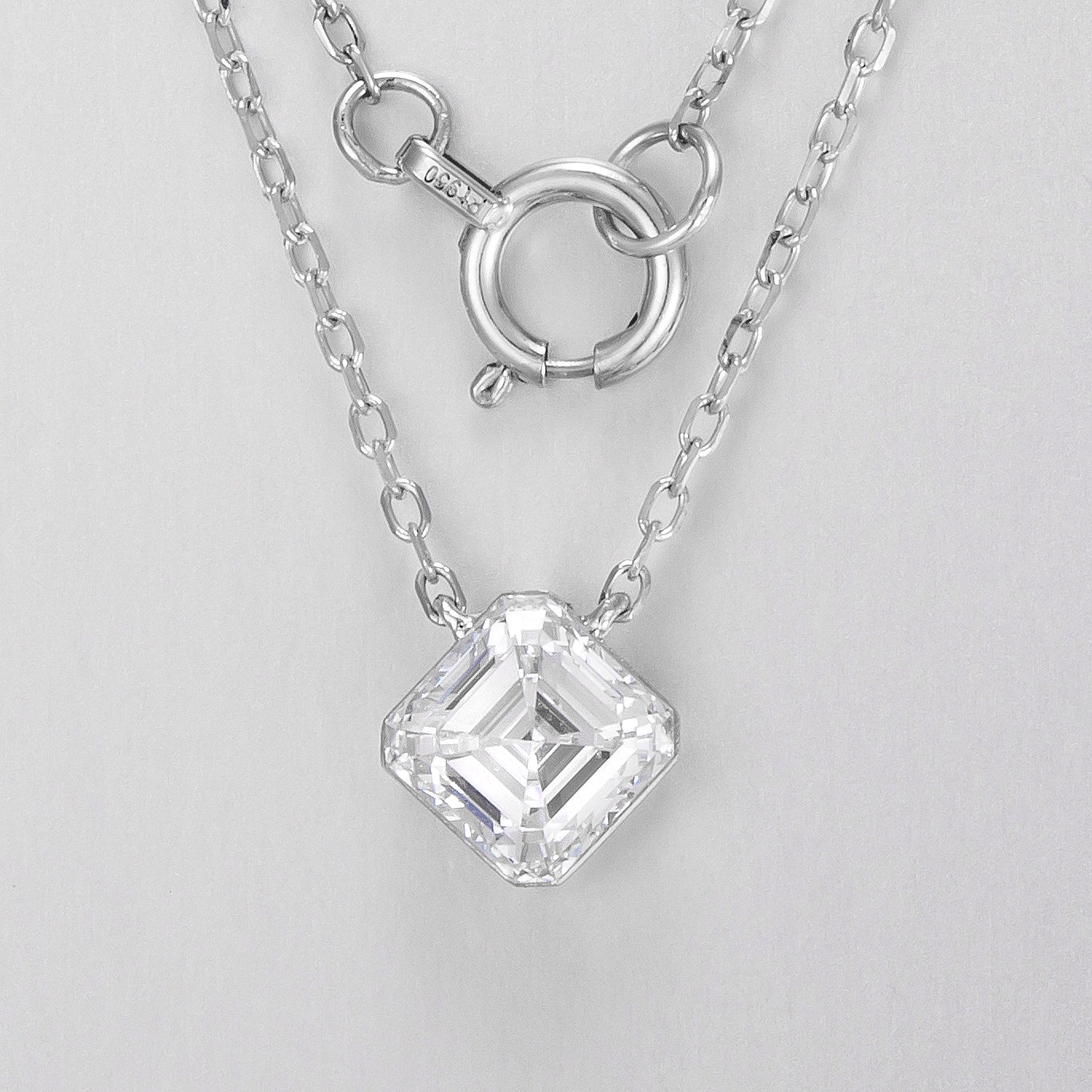 Lab Grown Diamond Necklace-ZBN0071-0.70CT