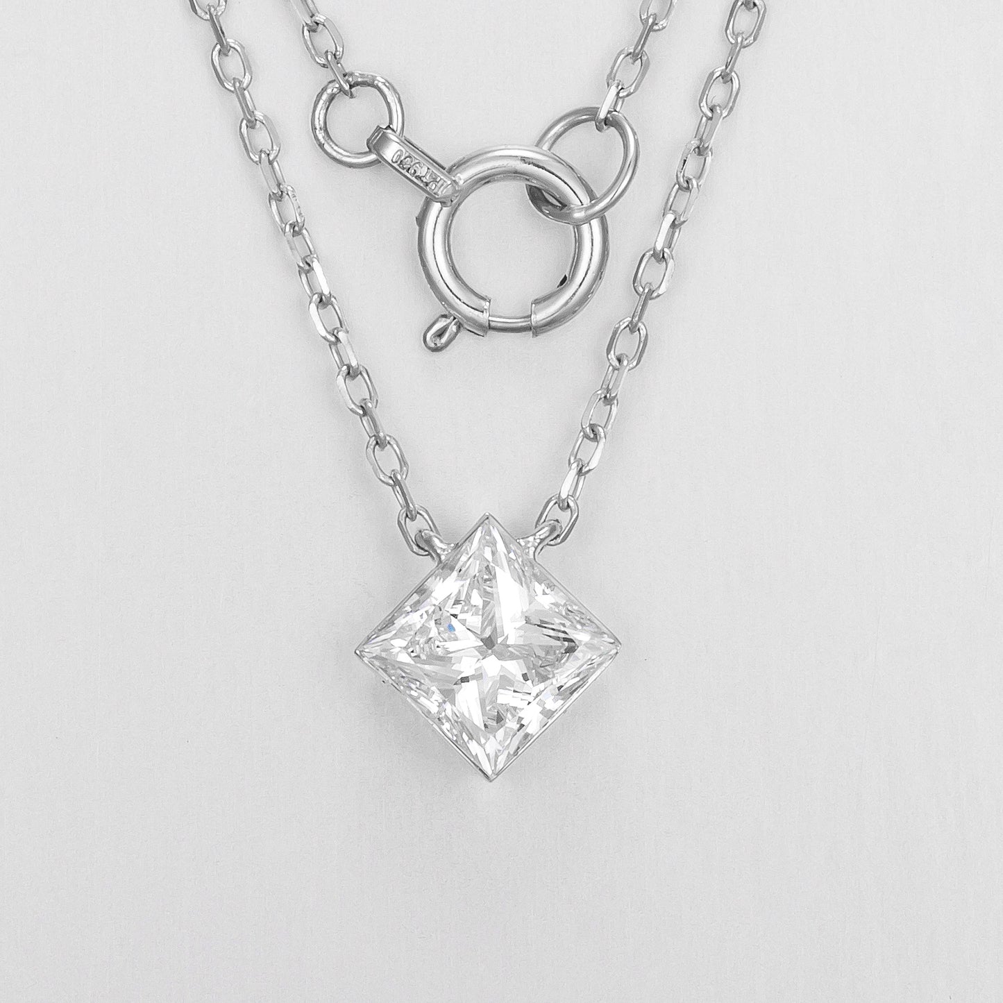 Lab Grown Diamond Necklace-ZBN0072-0.70CT