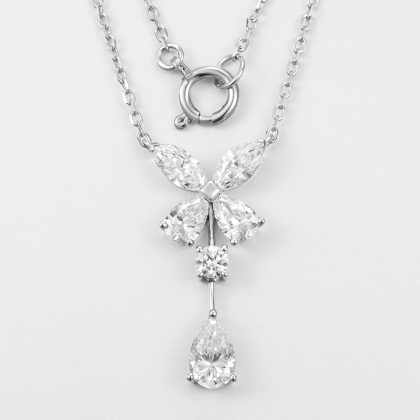 Lab Grown Diamond Necklace-ZBN0077