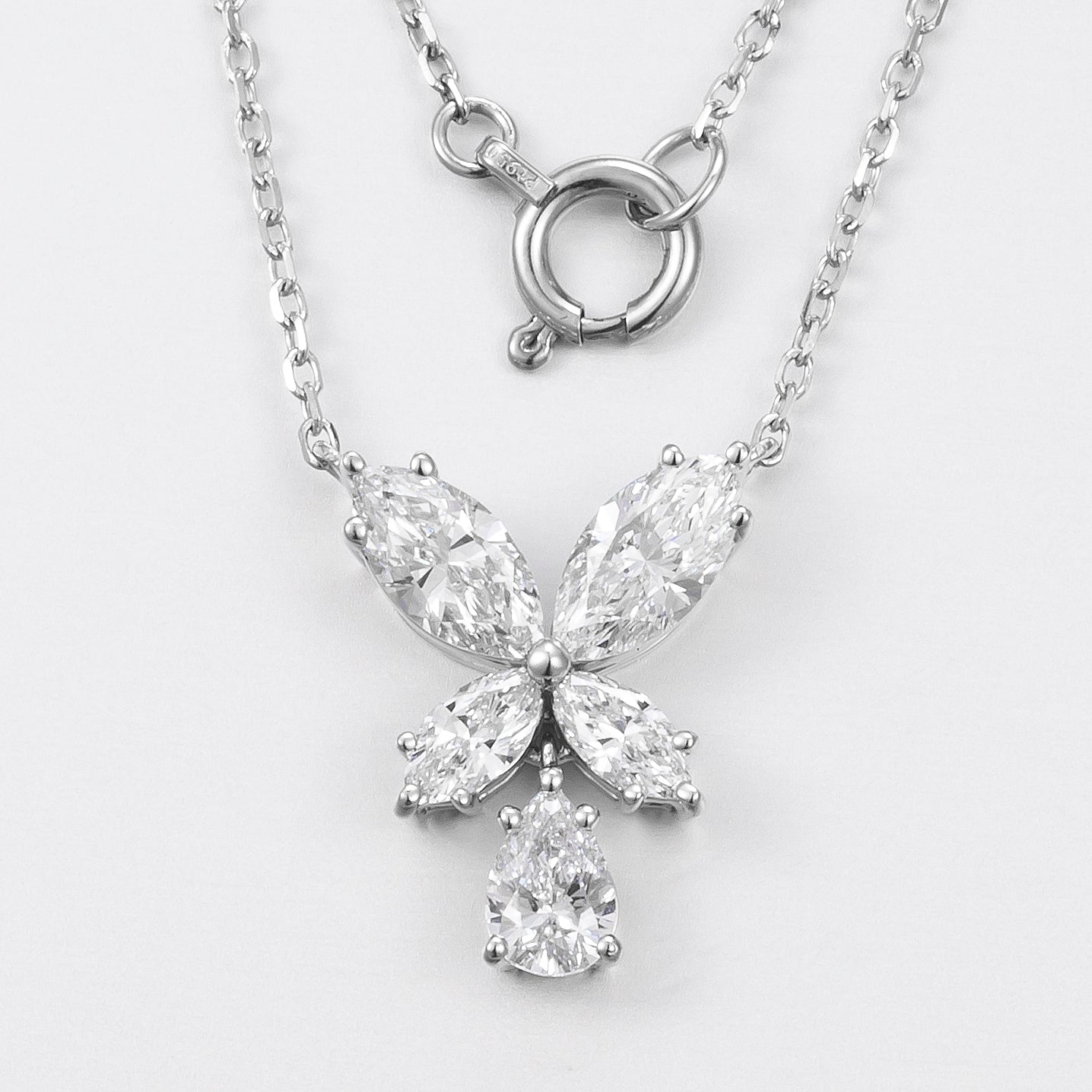 Lab Grown Diamond Necklace-ZBN0078