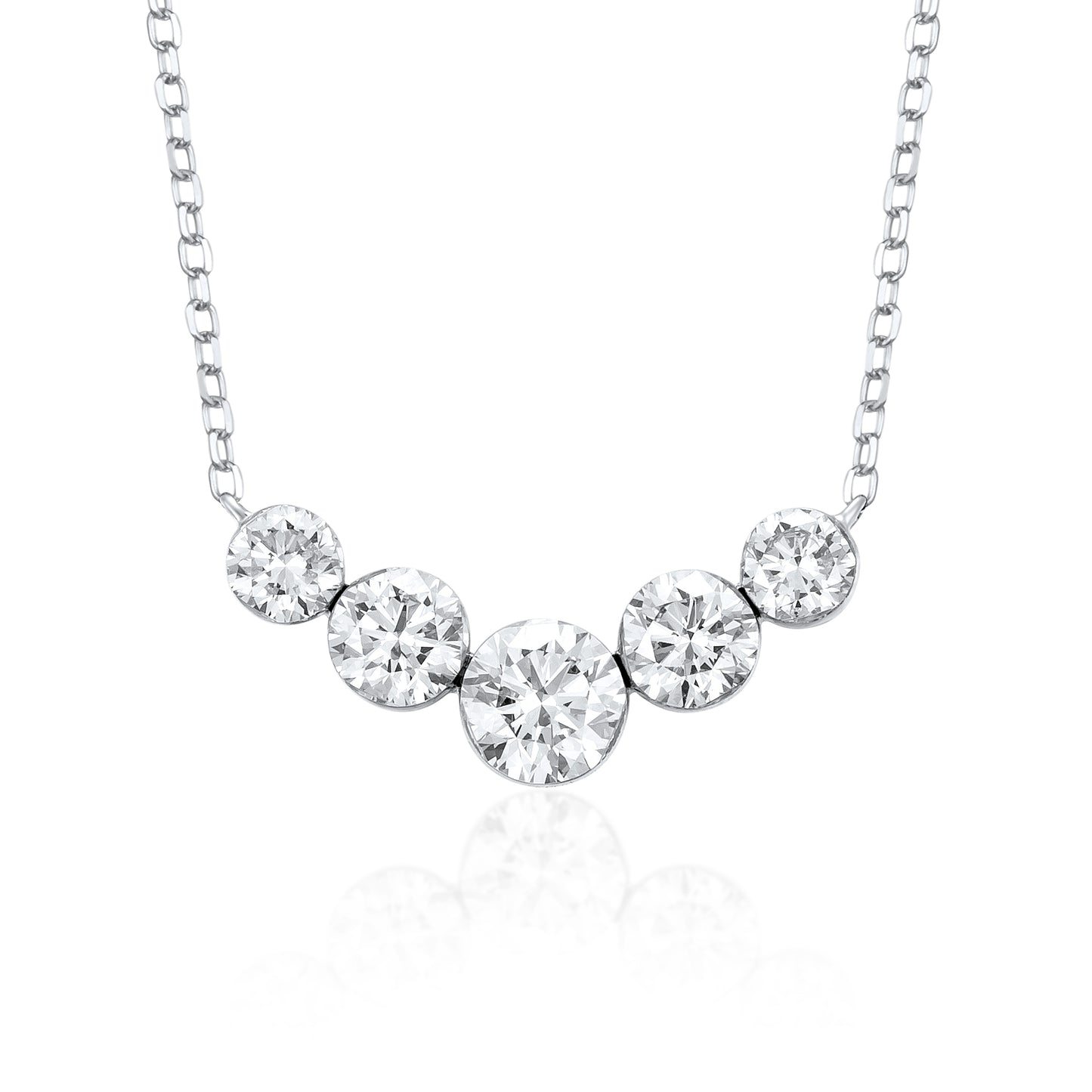 Lab Grown Diamond Necklace-ZBN0079