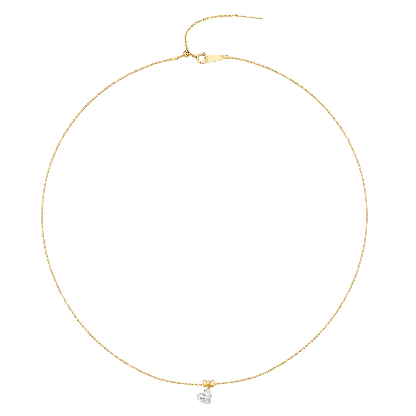 Lab Grown Diamond Necklace-ZBN0085-0.9CT