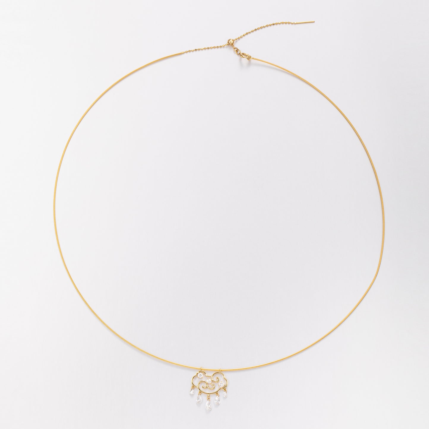Lab Grown Diamond Necklace-ZBN0088