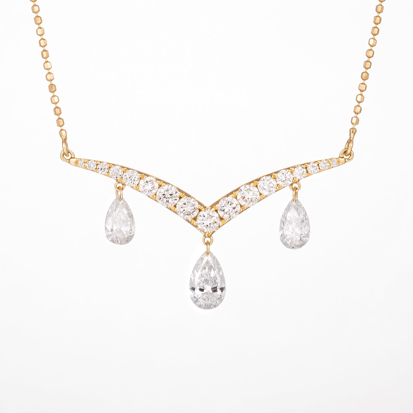 Lab Grown Diamond Necklace-ZBN0089-1