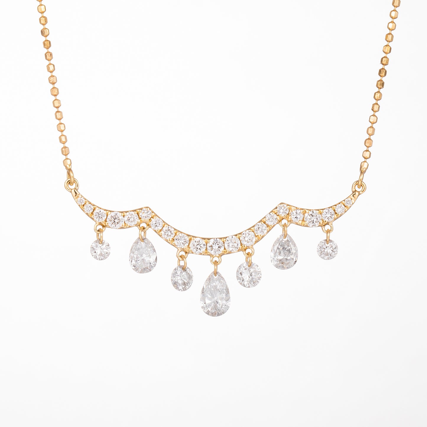 Lab Grown Diamond Necklace-ZBN0090-1