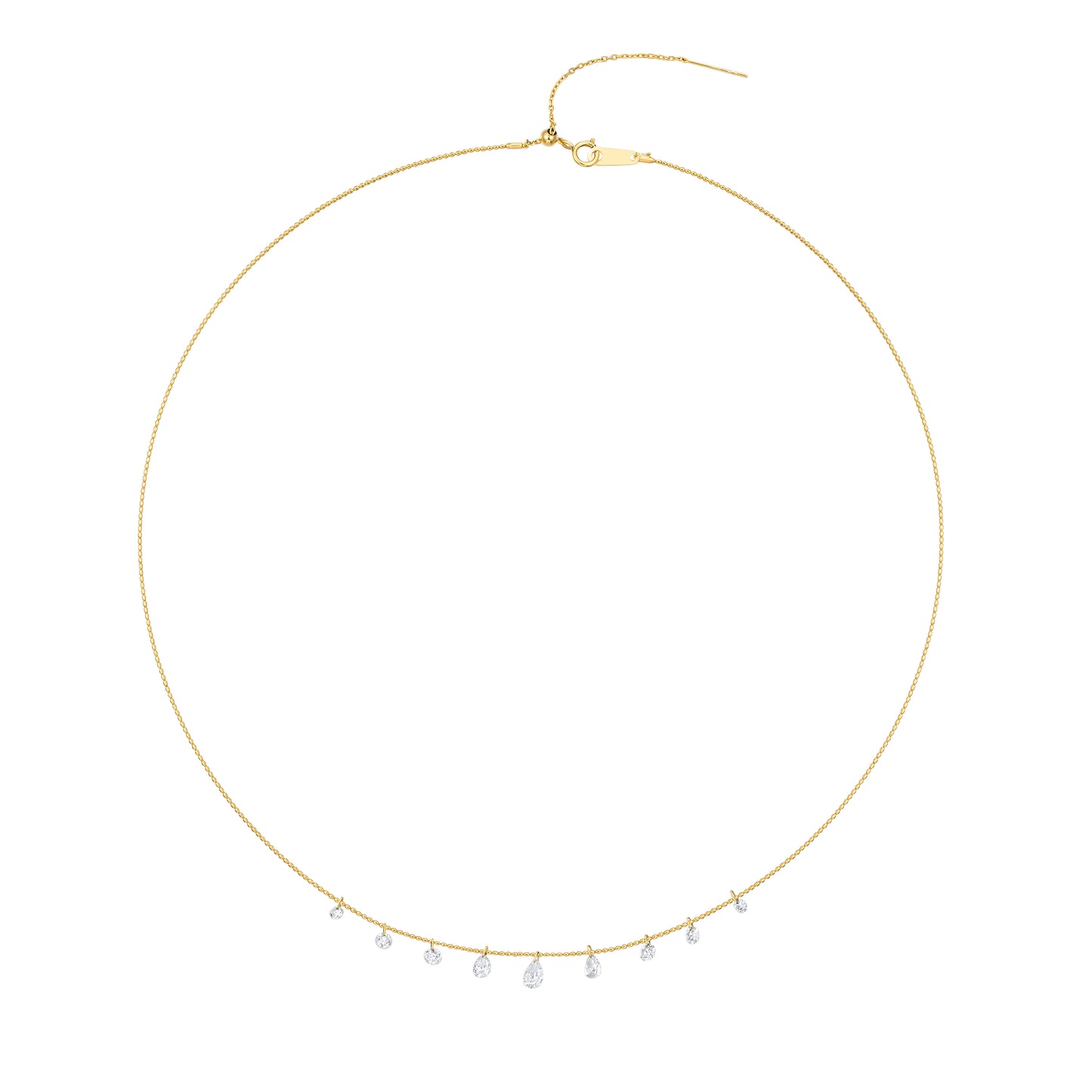 Lab Grown Diamond Necklace-ZBN0094