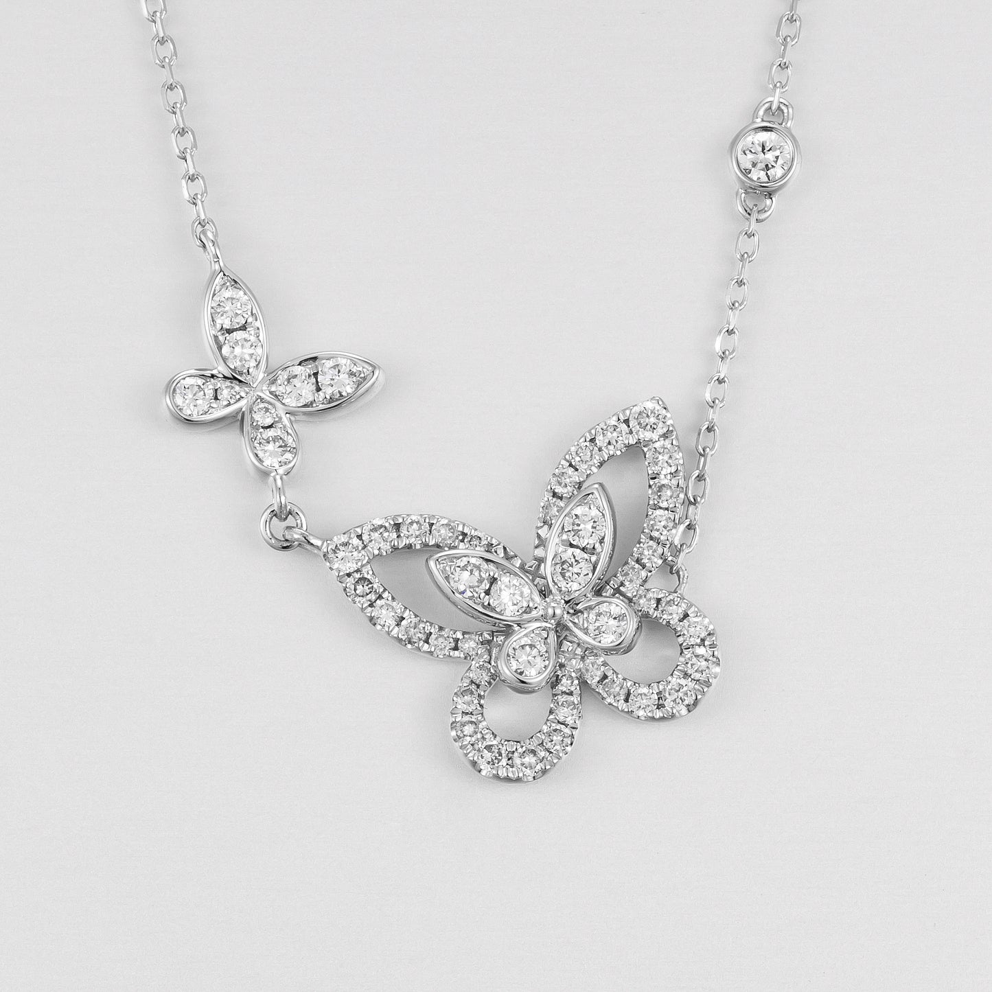 Lab Grown Diamond Necklace-ZBN0099