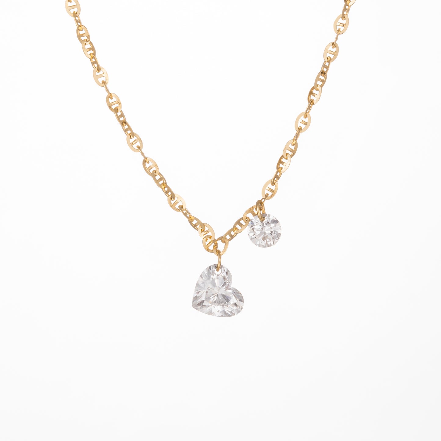 Lab Grown Diamond Necklace-ZBN0104