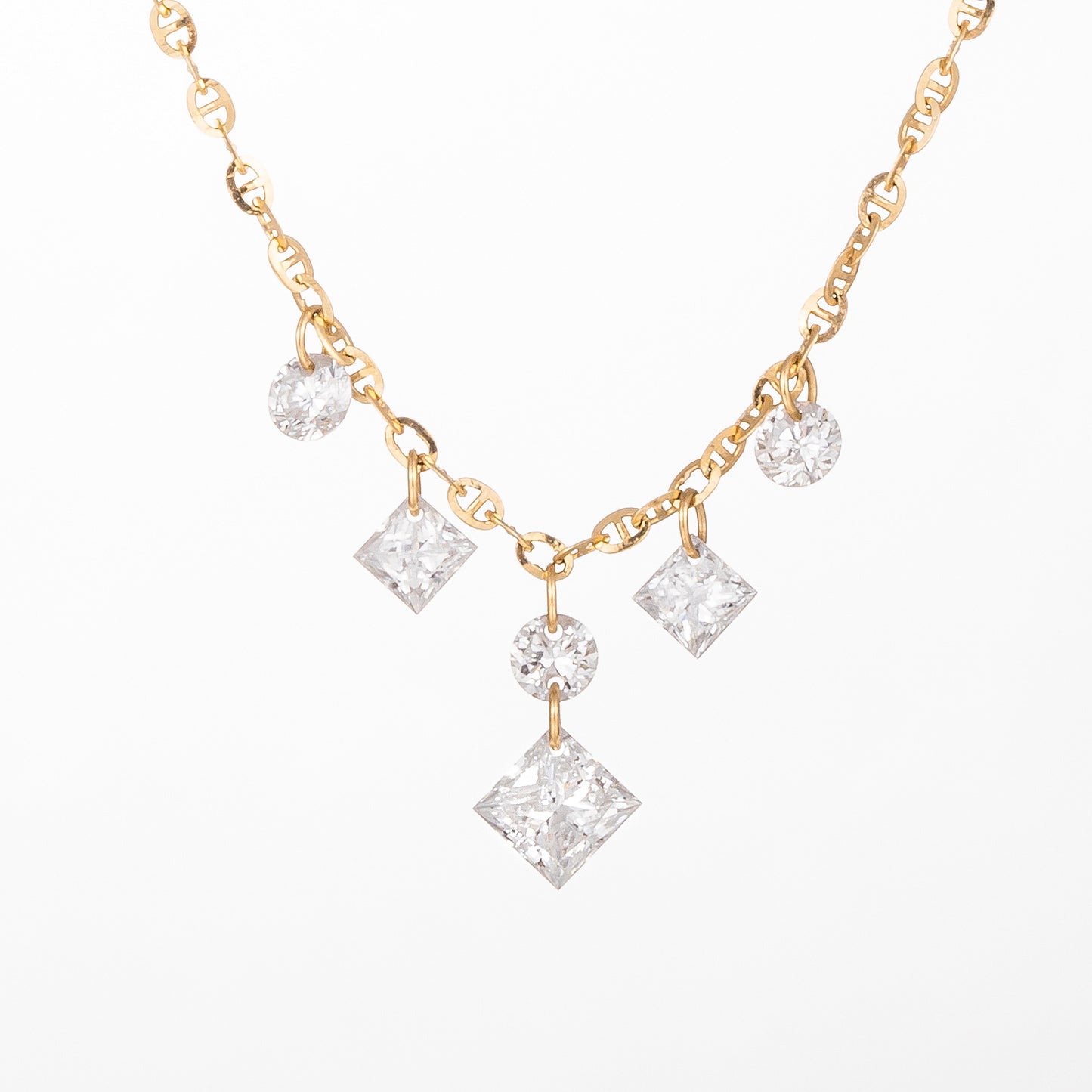Lab Grown Diamond Necklace-ZBN0106