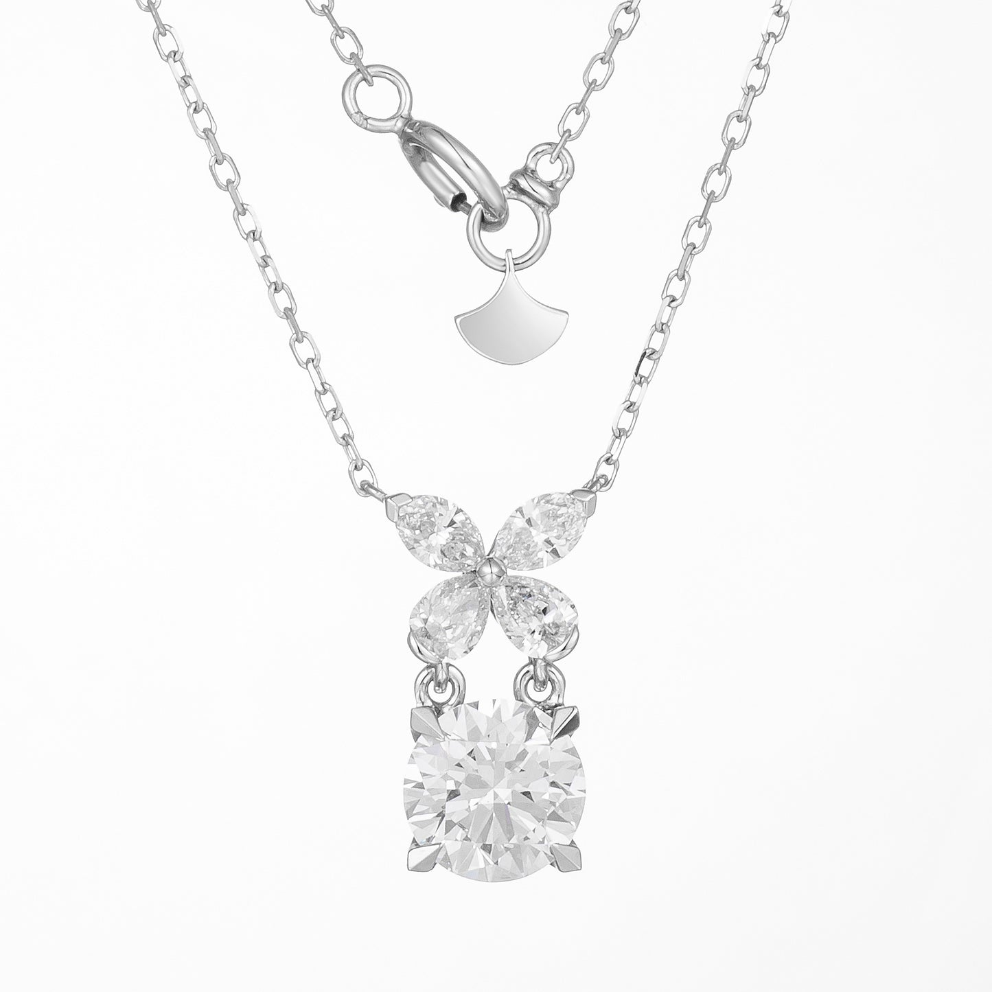 Lab Grown Diamond Necklace-ZBN0107