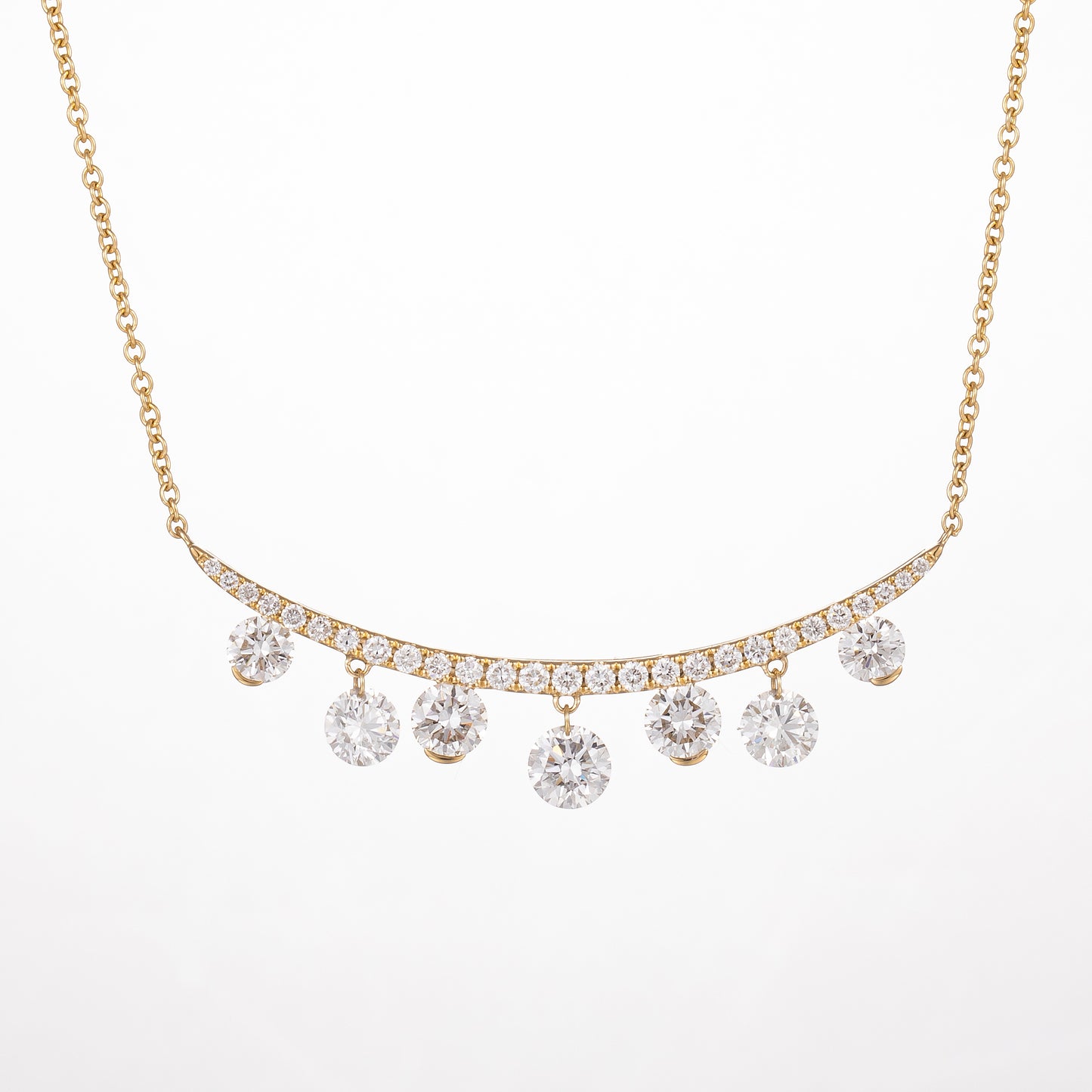 Lab Grown Diamond Necklace-ZBN0109
