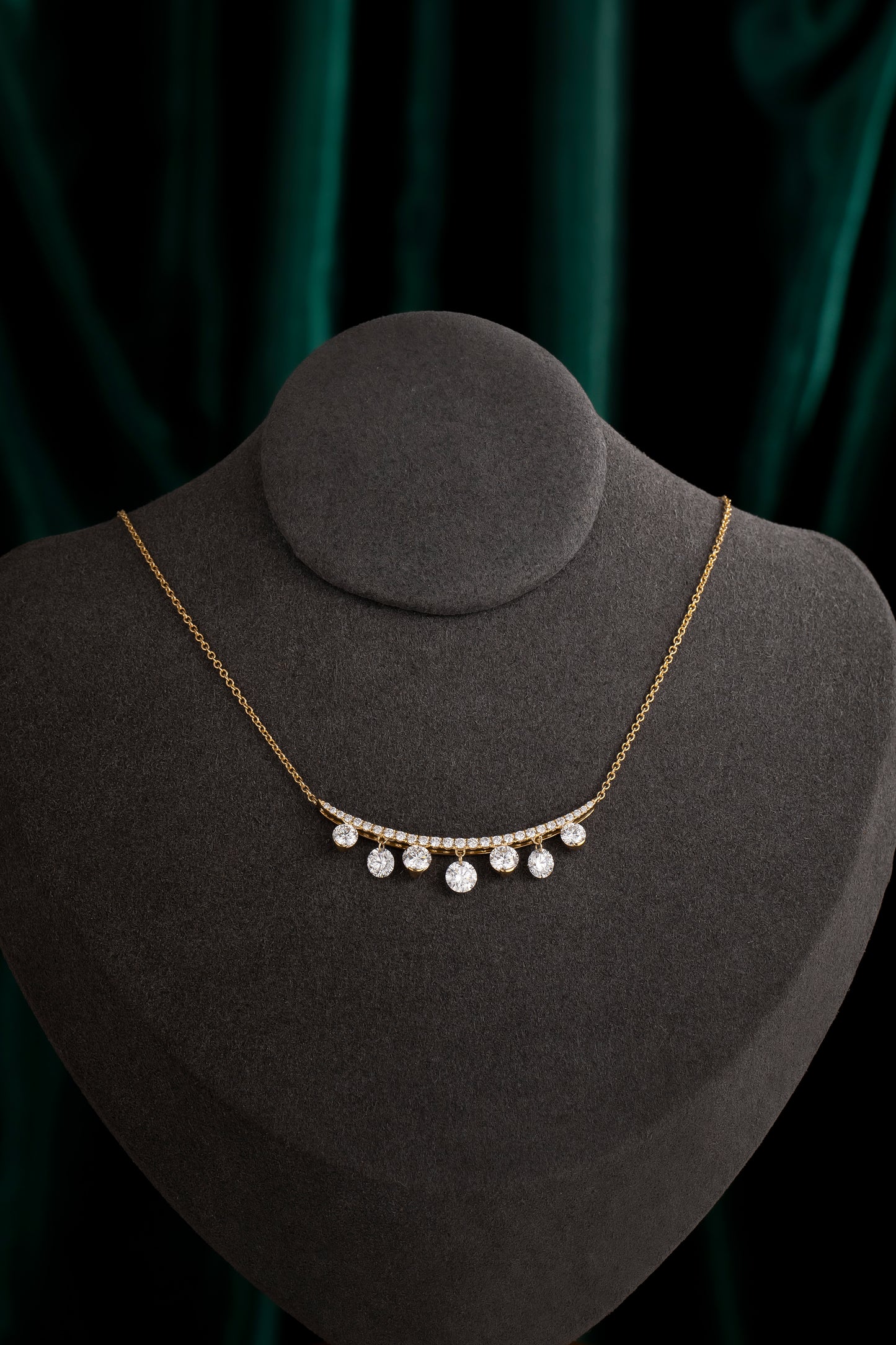 Lab Grown Diamond Necklace-ZBN0109