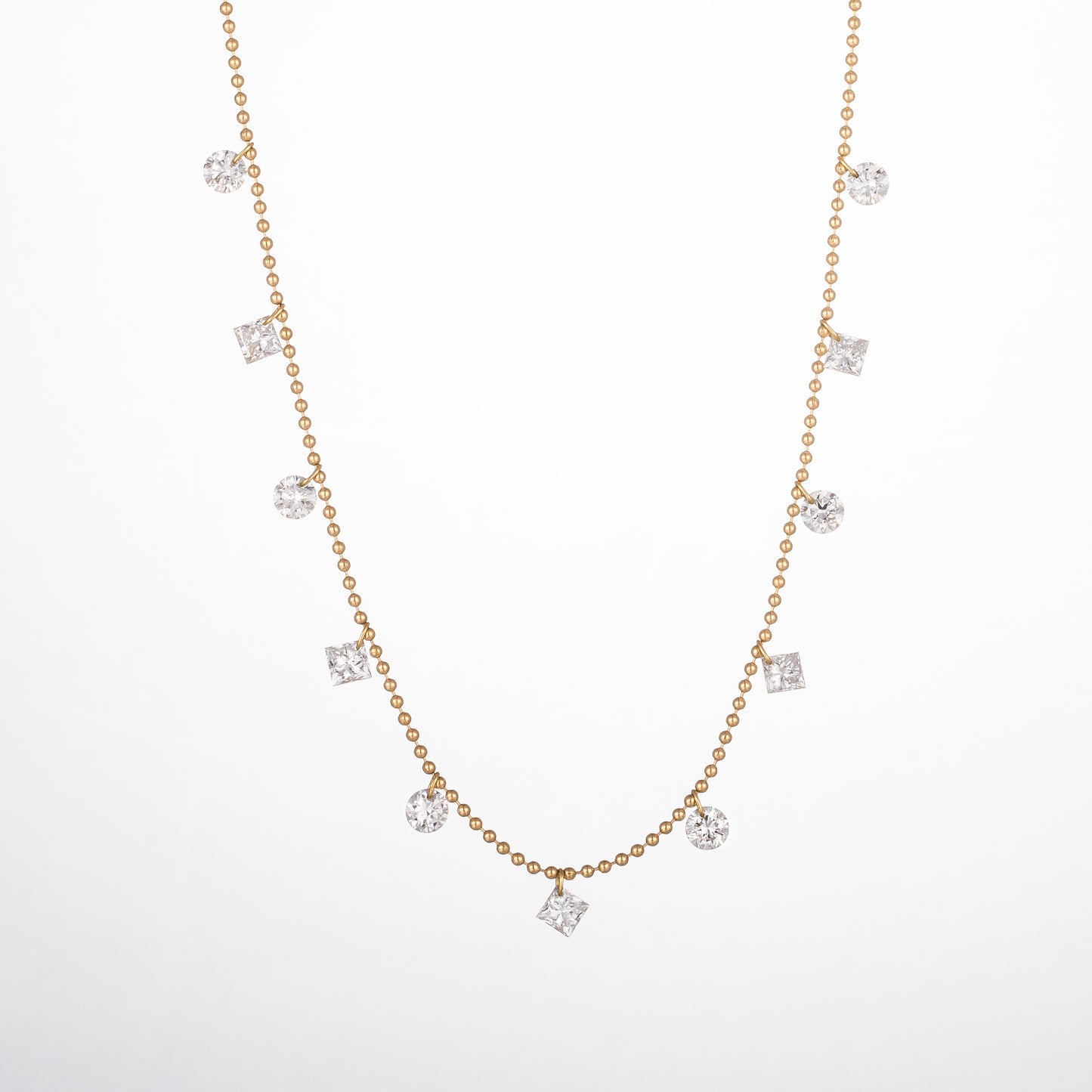 Lab Grown Diamond Necklace-ZBN0114-1