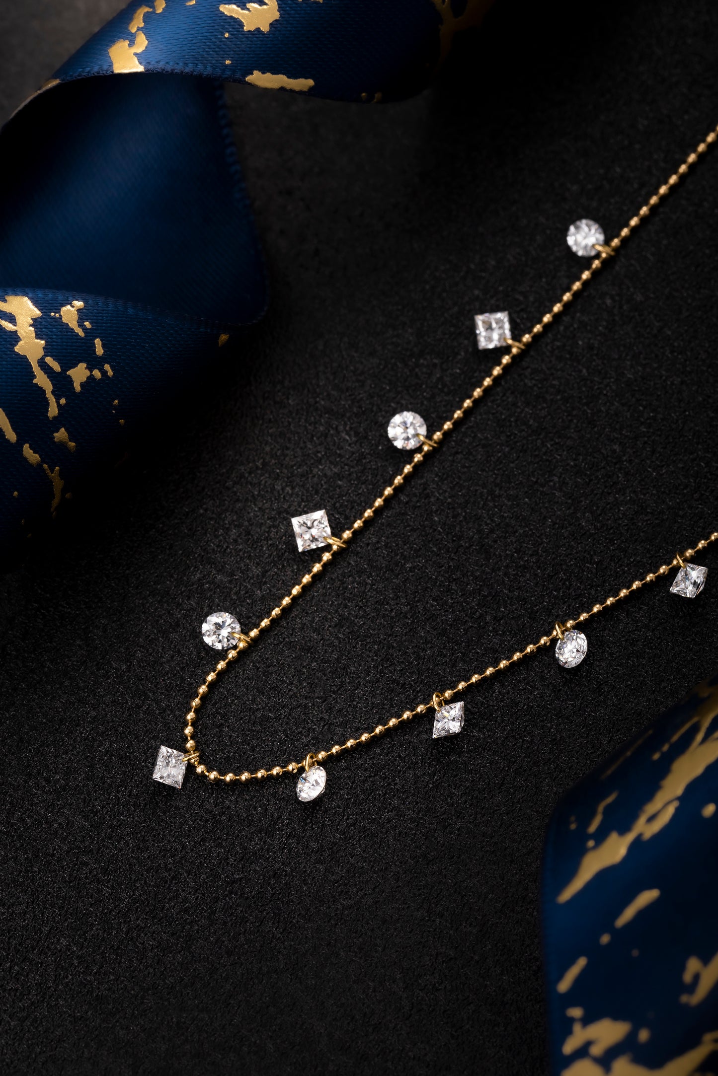 Lab Grown Diamond Necklace-ZBN0114-1