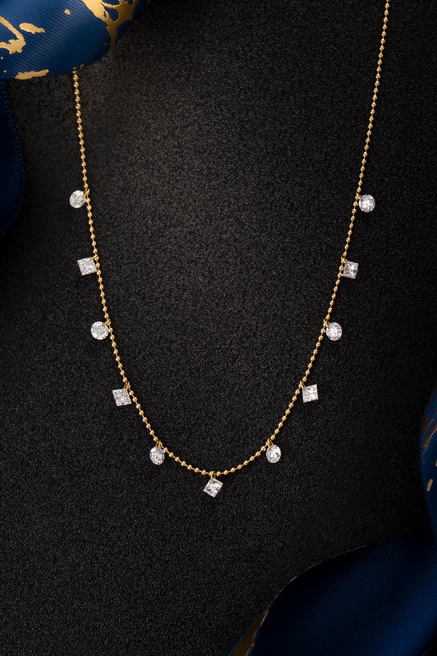 Lab Grown Diamond Necklace-ZBN0114-1