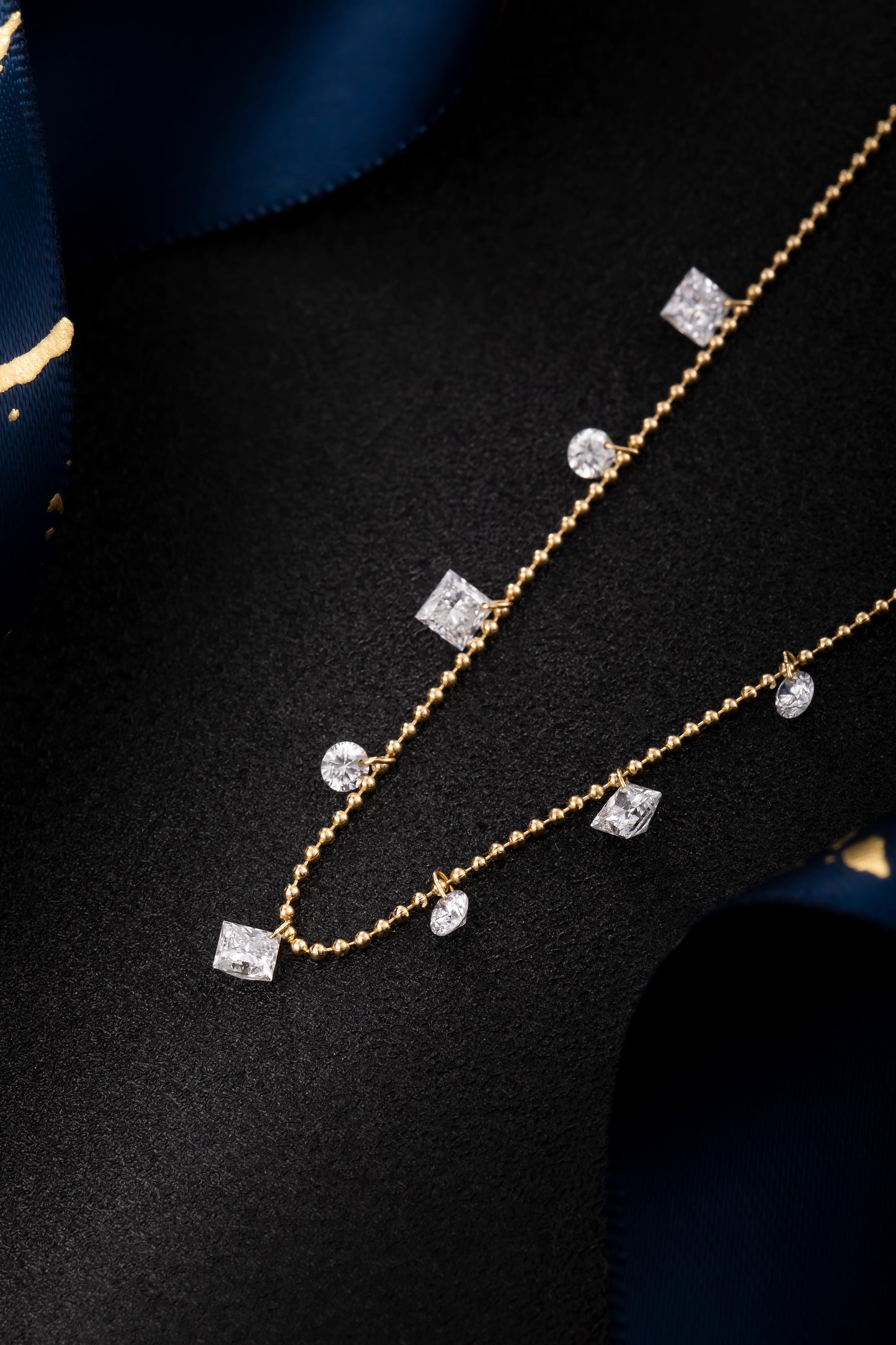 Lab Grown Diamond Necklace-ZBN0114