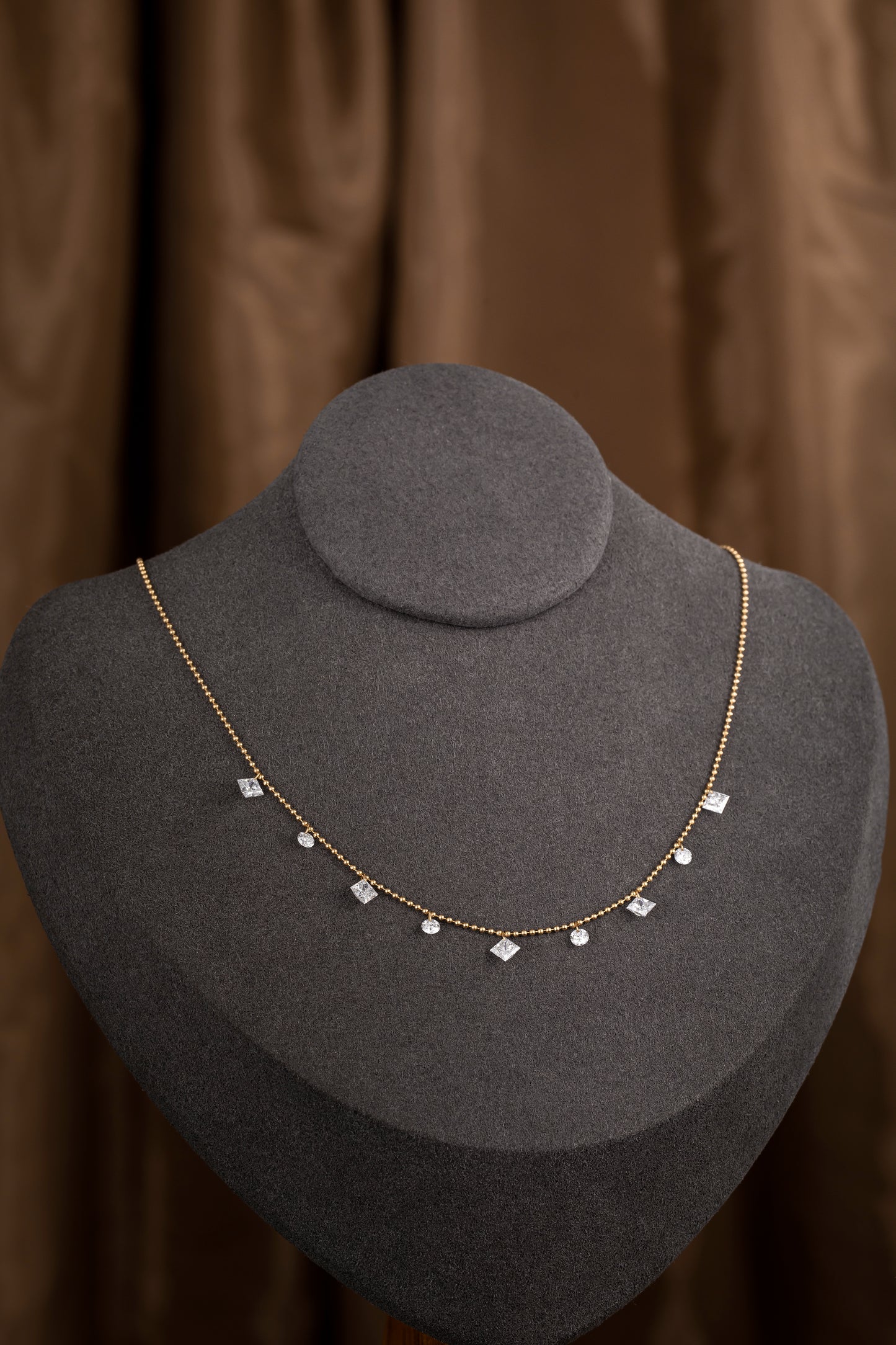 Lab Grown Diamond Necklace-ZBN0114
