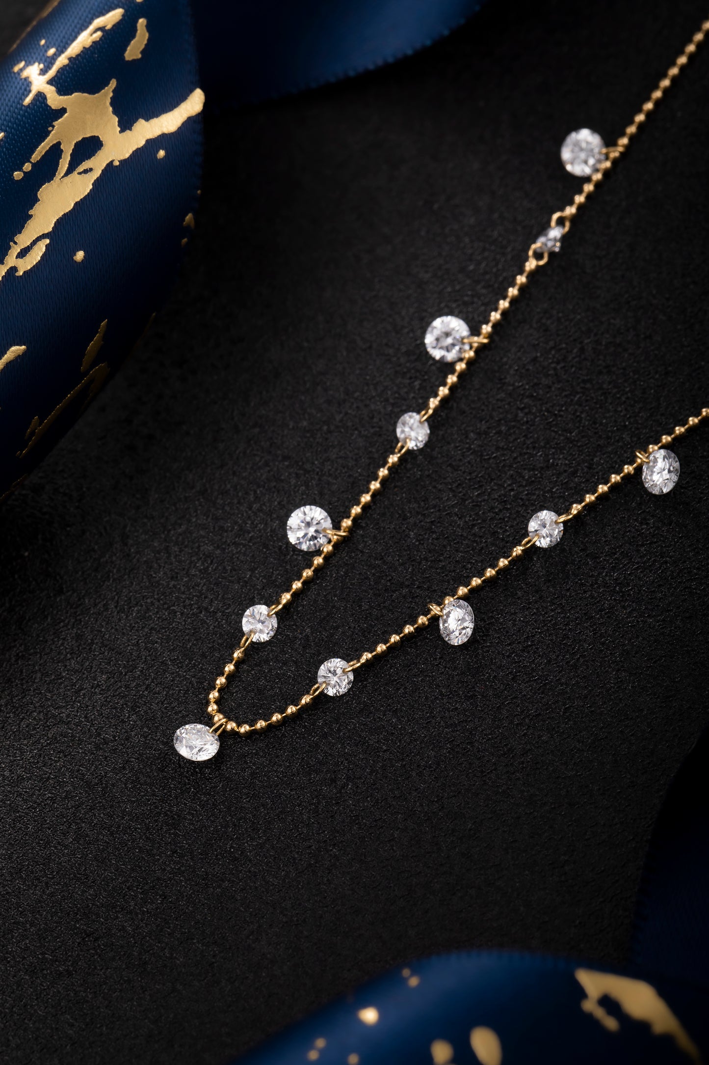 Lab Grown Diamond Necklace-ZBN0115