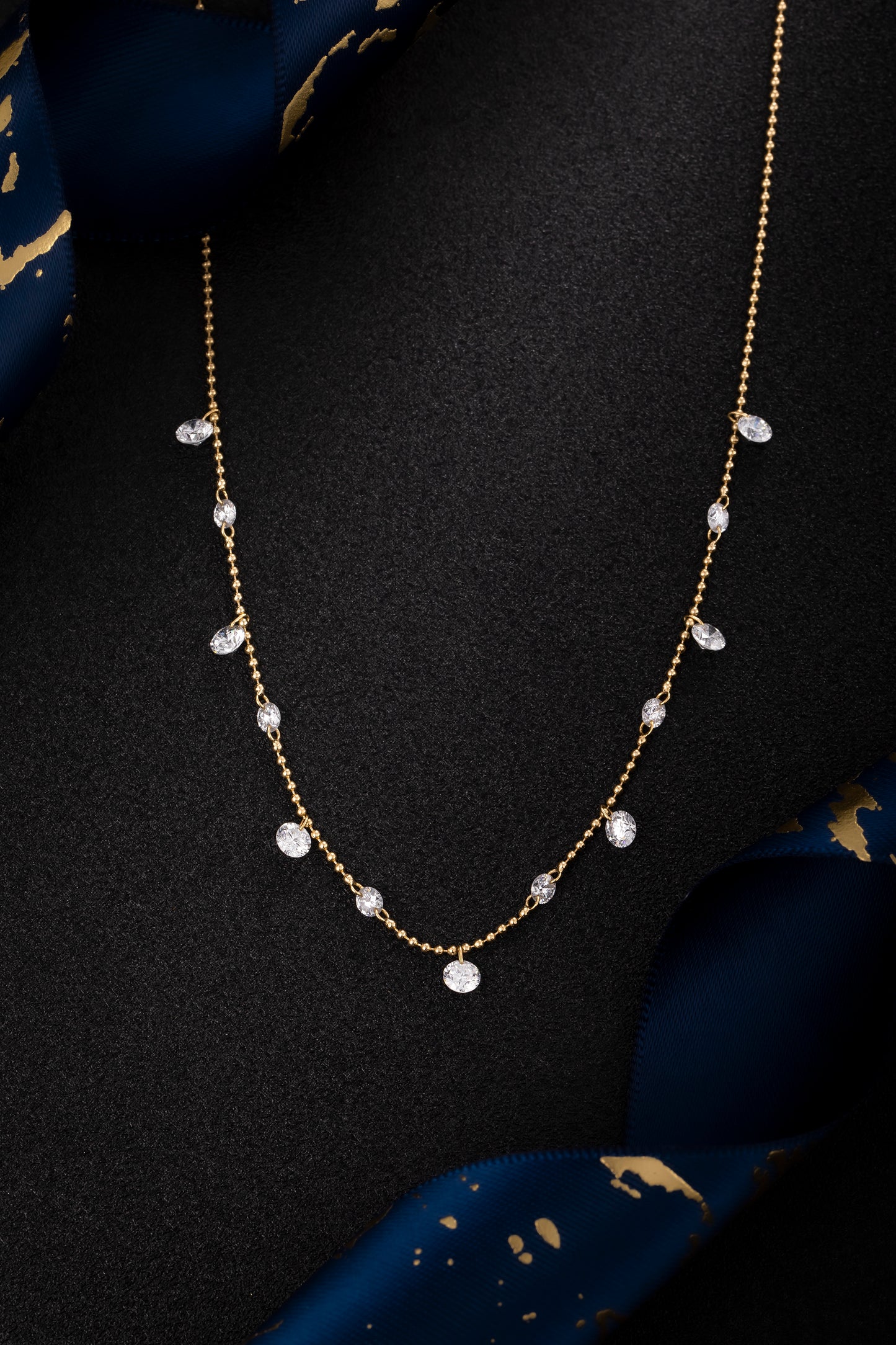 Lab Grown Diamond Necklace-ZBN0115