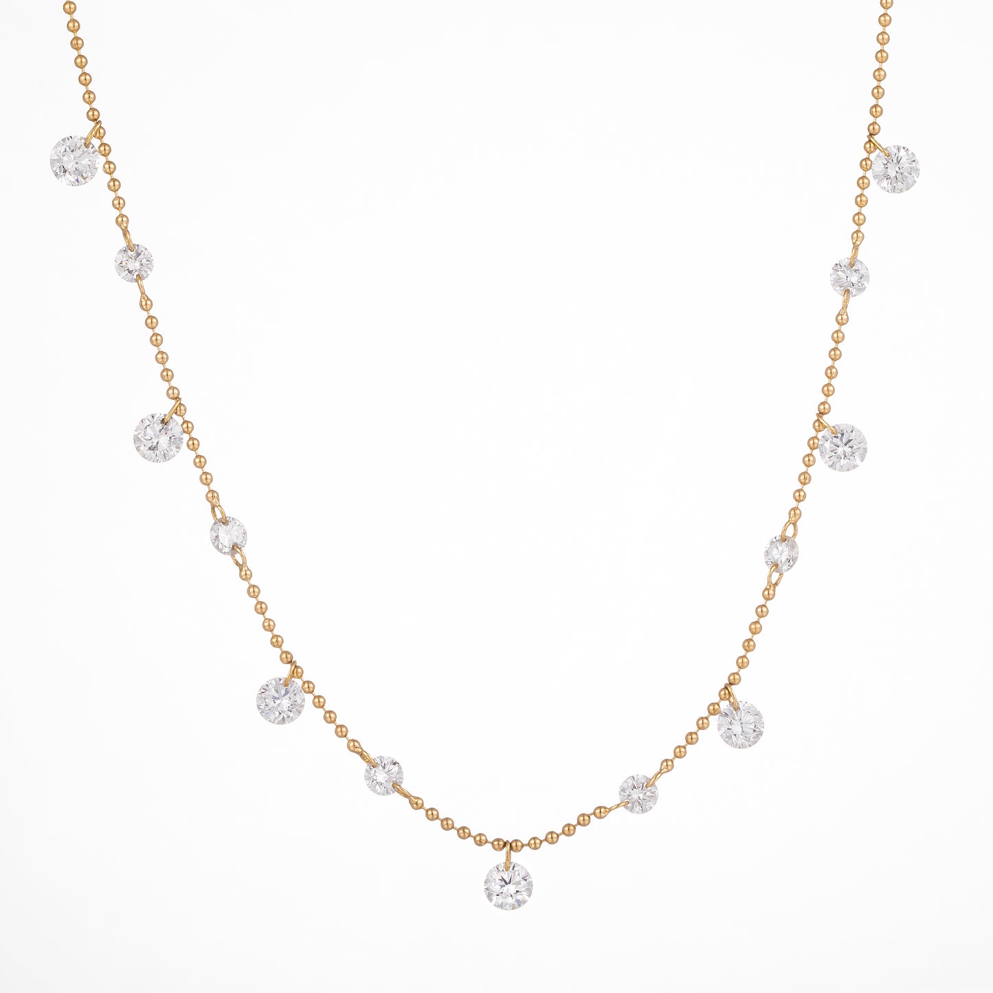 Lab Grown Diamond Necklace-ZBN0115