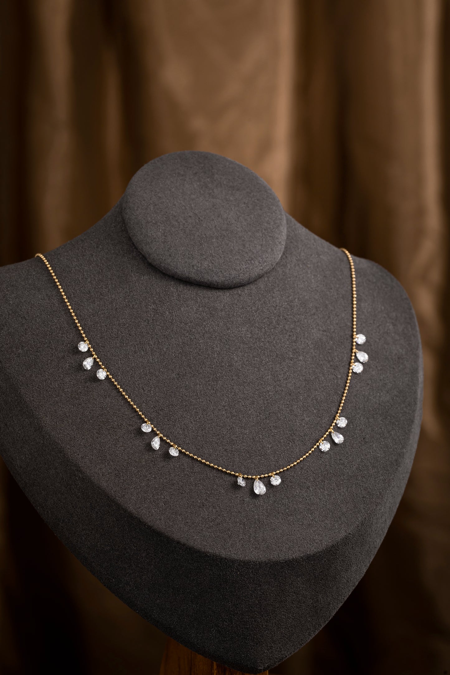 Lab Grown Diamond Necklace-ZBN0116