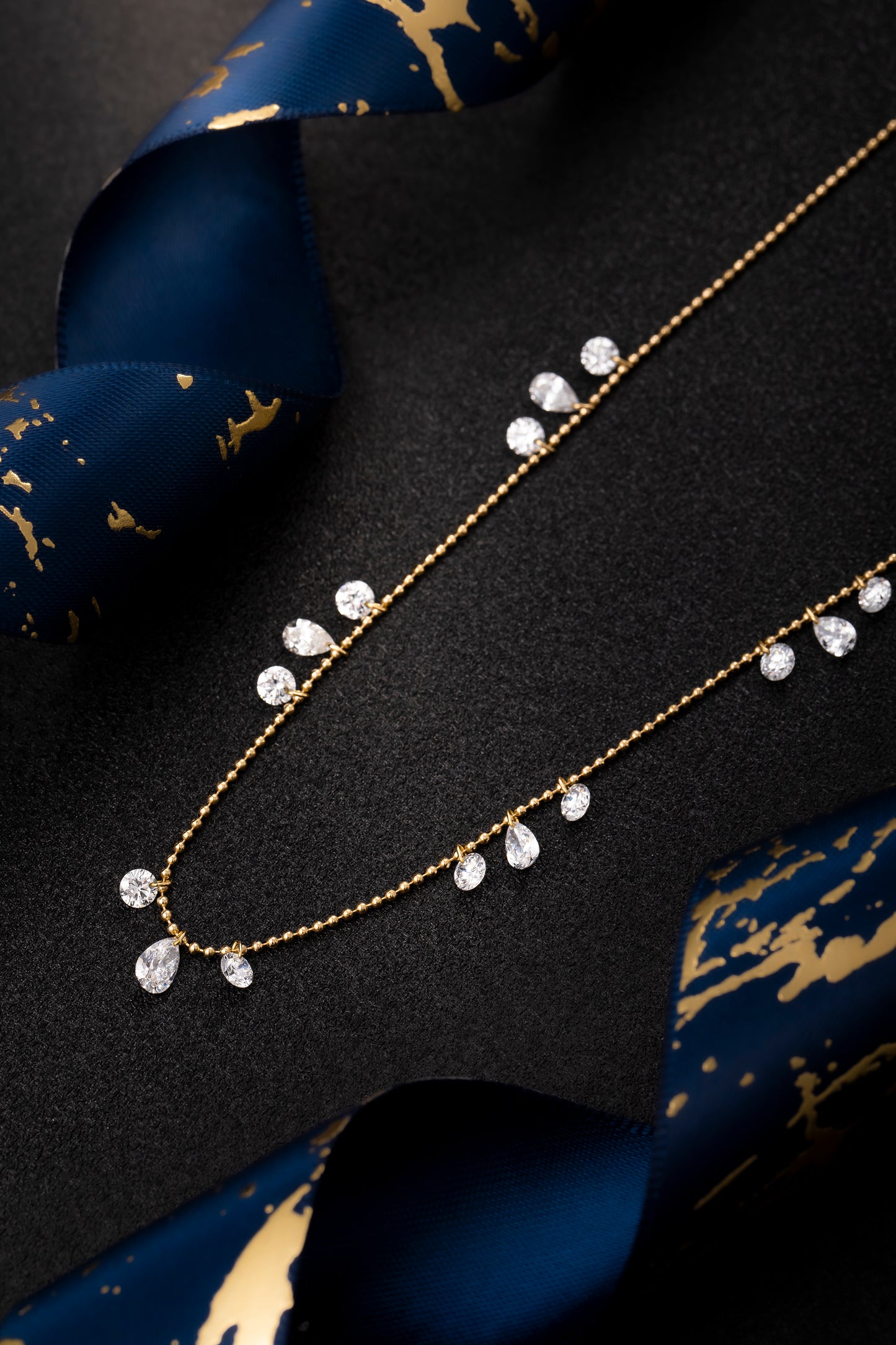 Lab Grown Diamond Necklace-ZBN0116