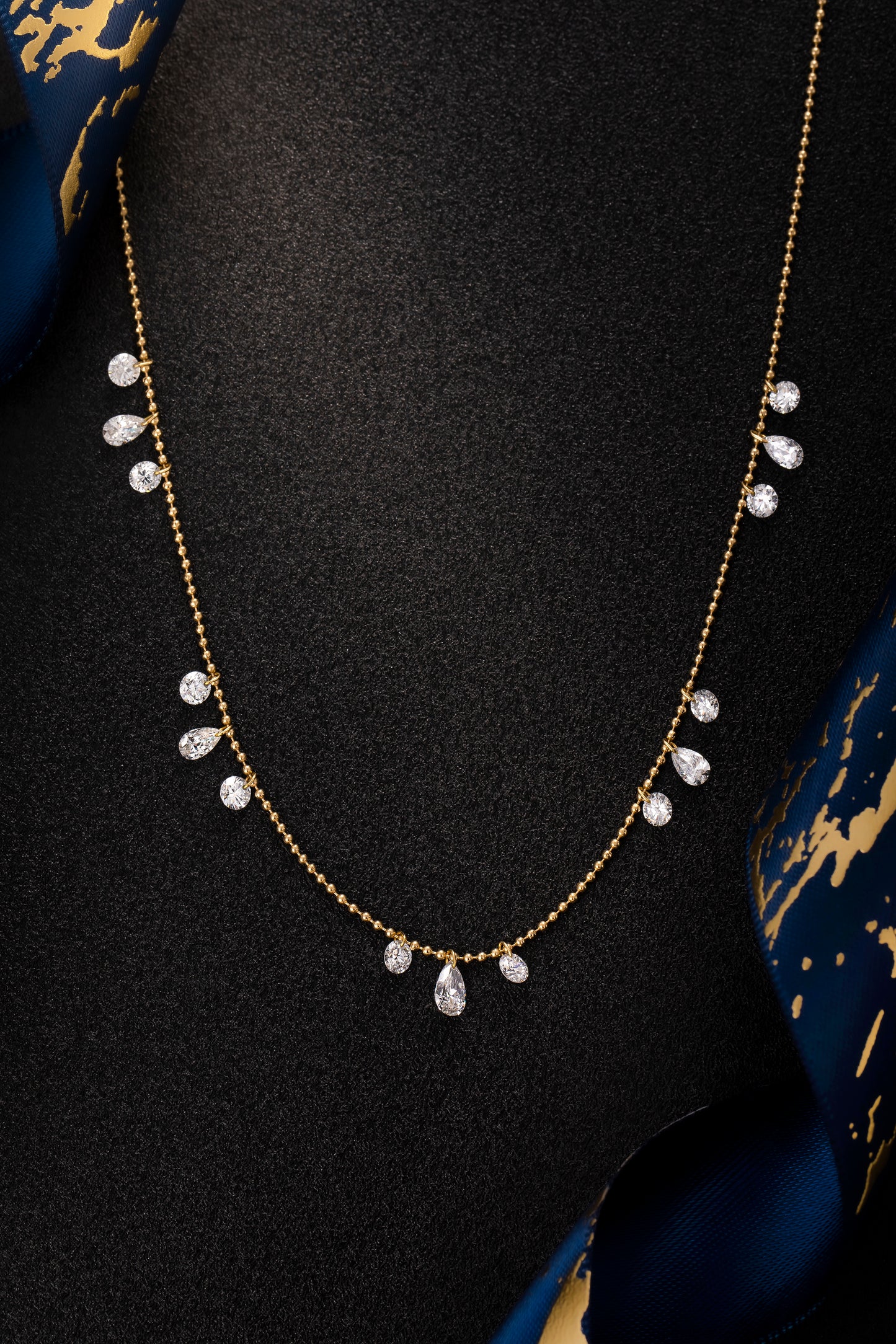 Lab Grown Diamond Necklace-ZBN0116