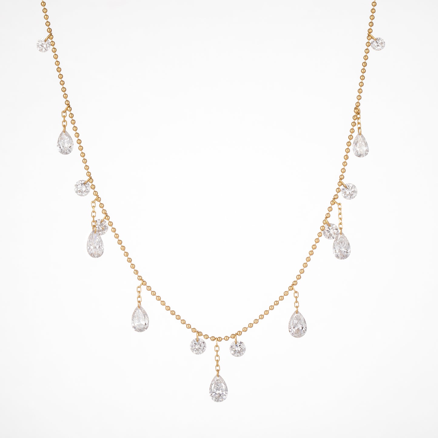 Lab Grown Diamond Necklace-ZBN0117