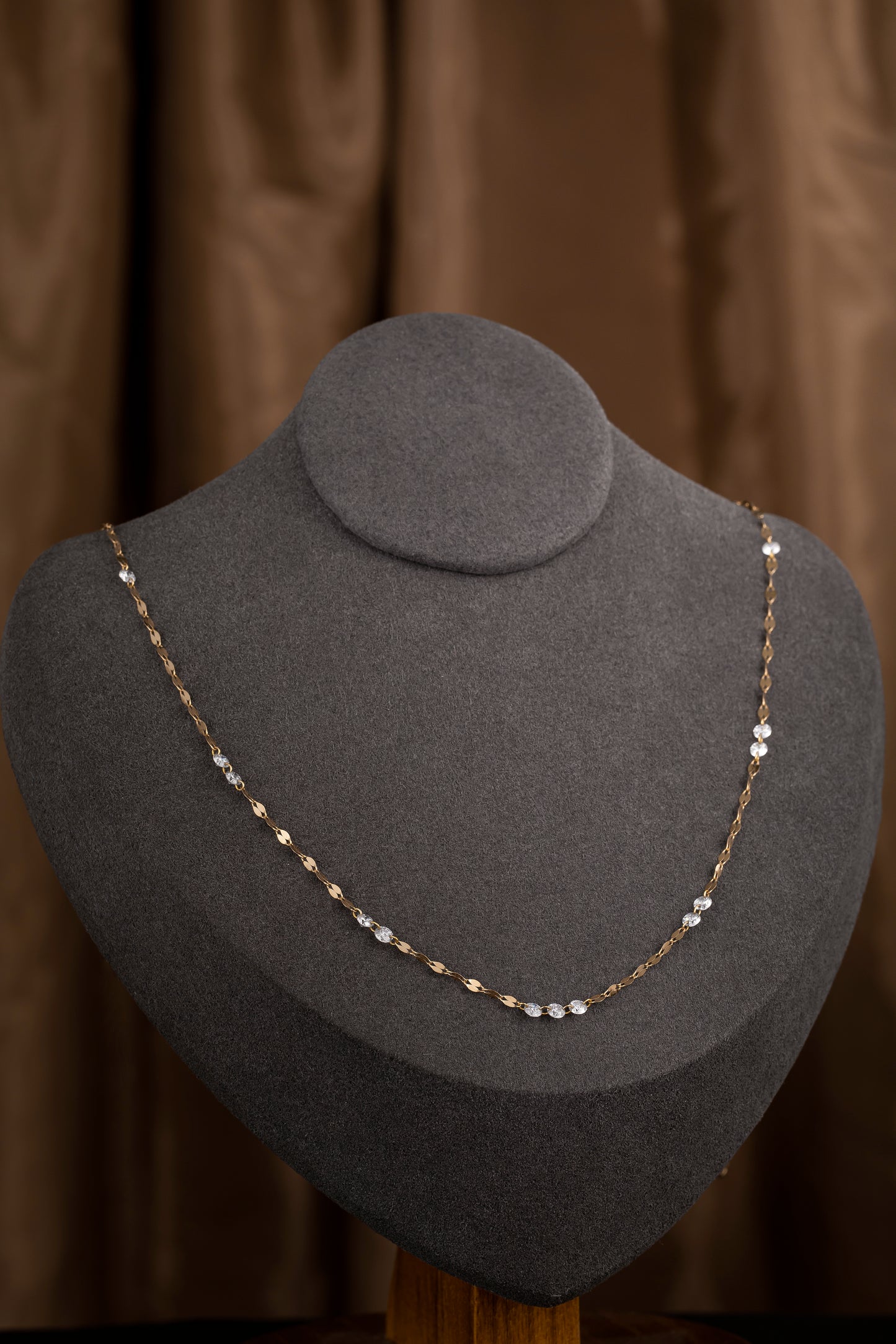 Lab Grown Diamond Necklace-ZBN0122