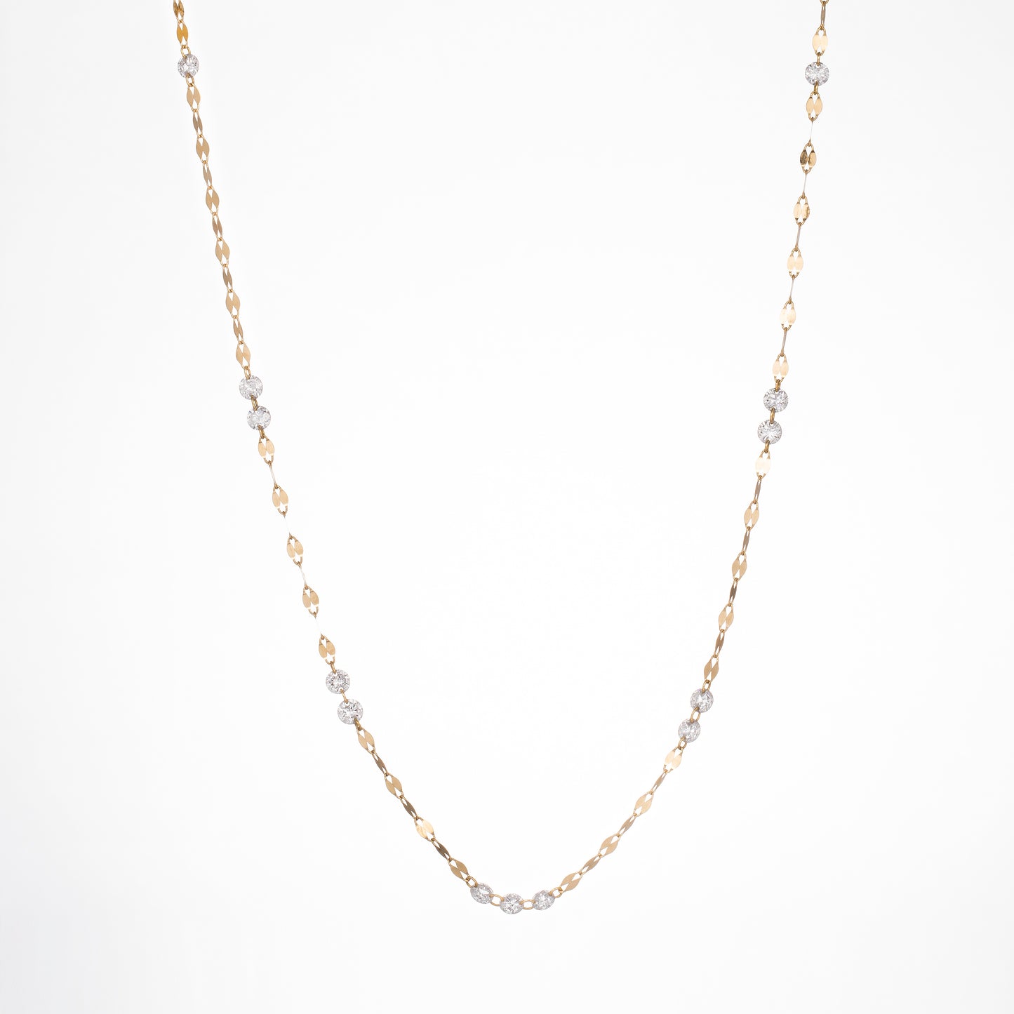 Lab Grown Diamond Necklace-ZBN0122