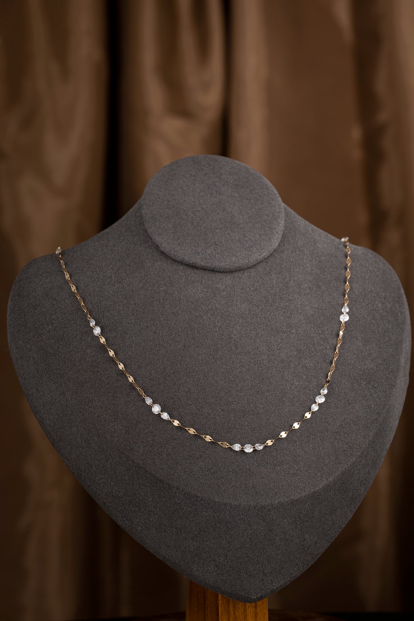 Lab Grown Diamond Necklace-ZBN0123