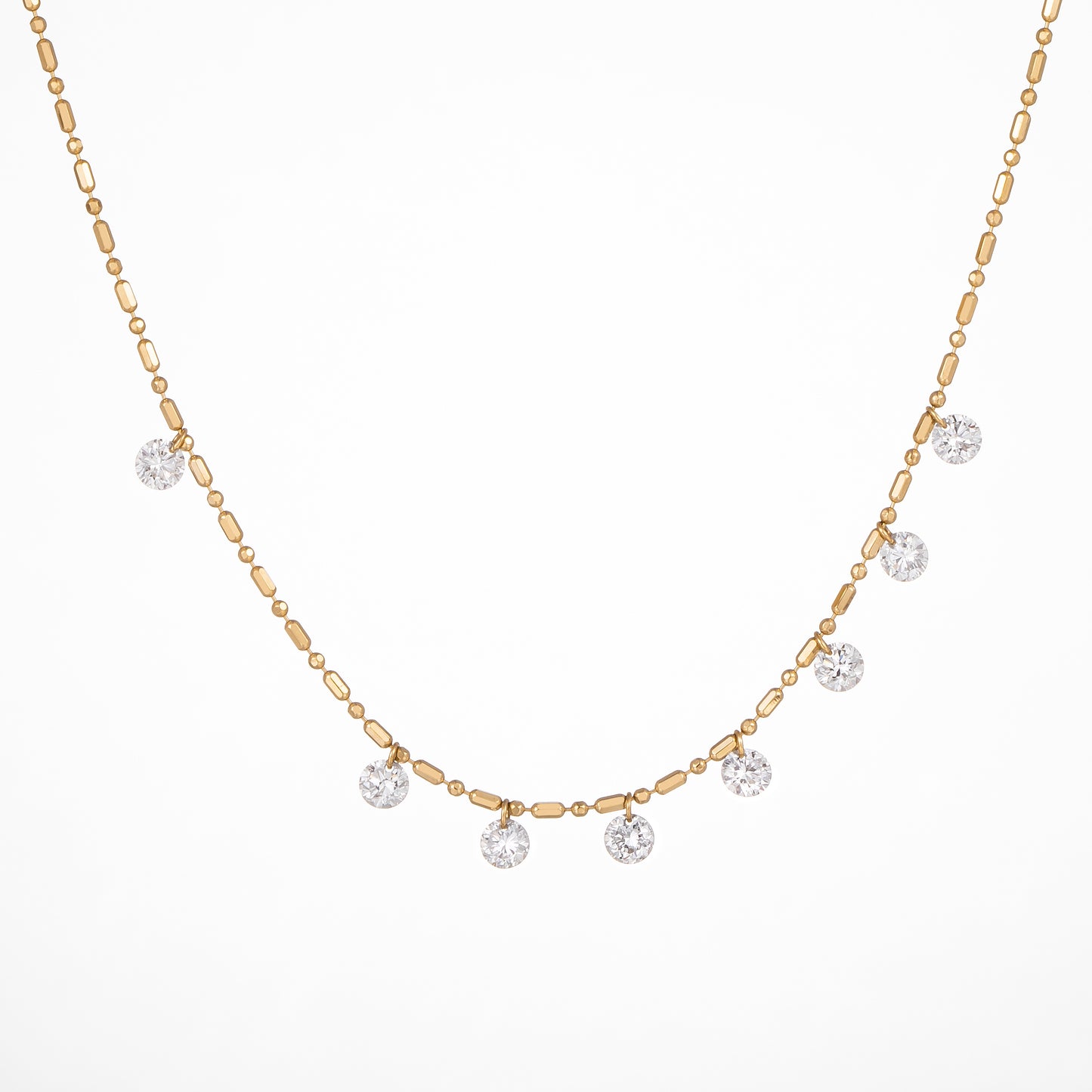 Lab Grown Diamond Necklace-ZBN0124
