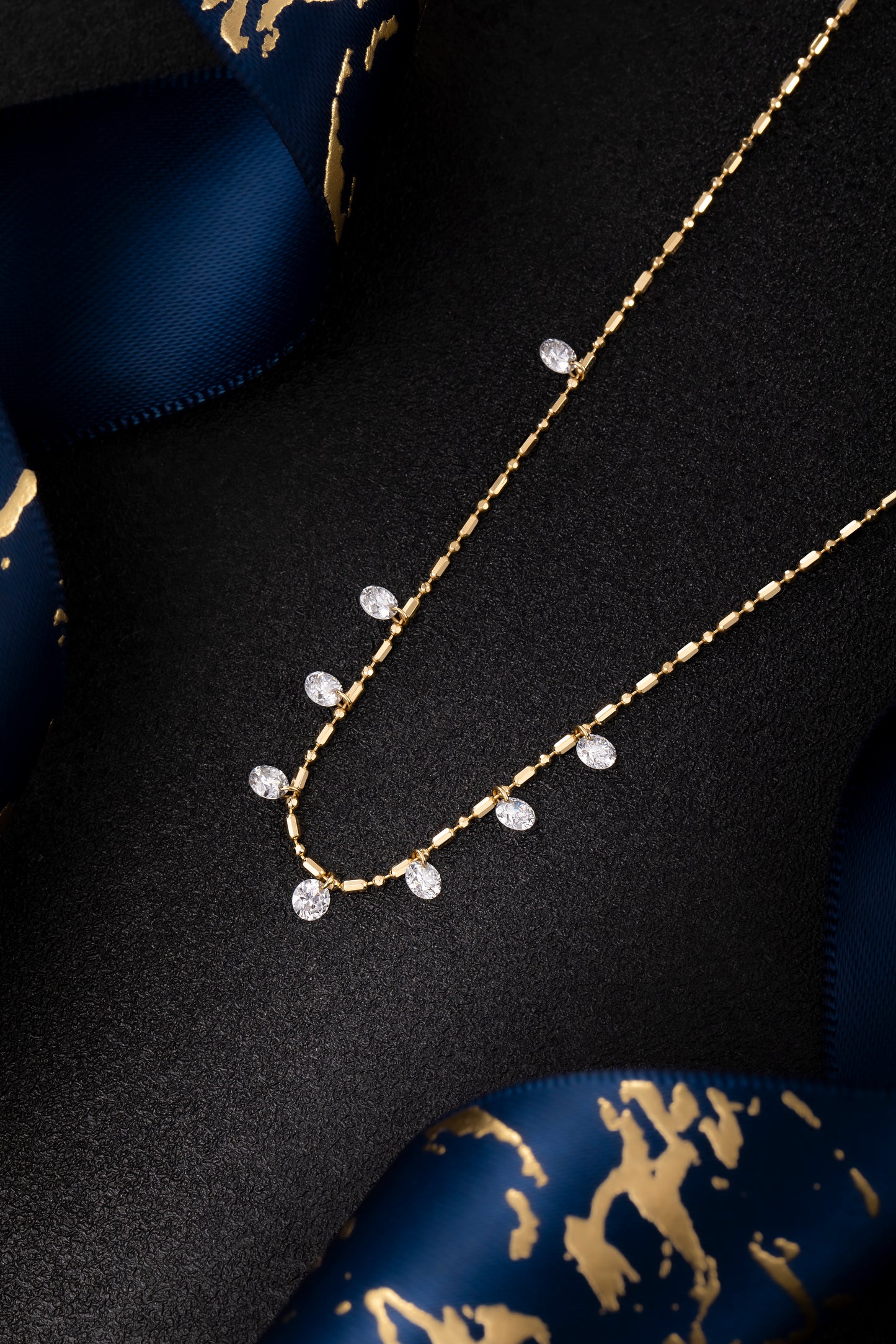 Lab Grown Diamond Necklace-ZBN0124