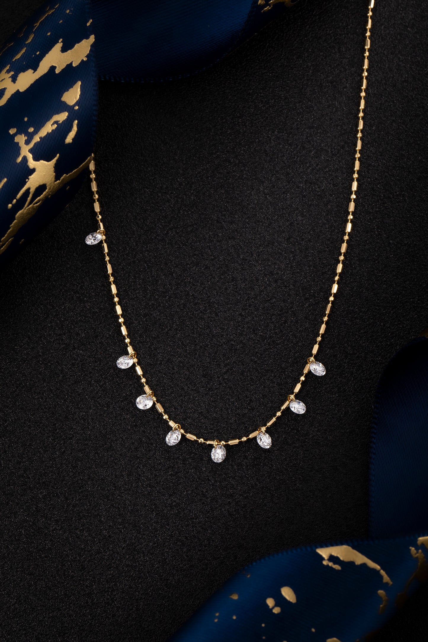 Lab Grown Diamond Necklace-ZBN0124