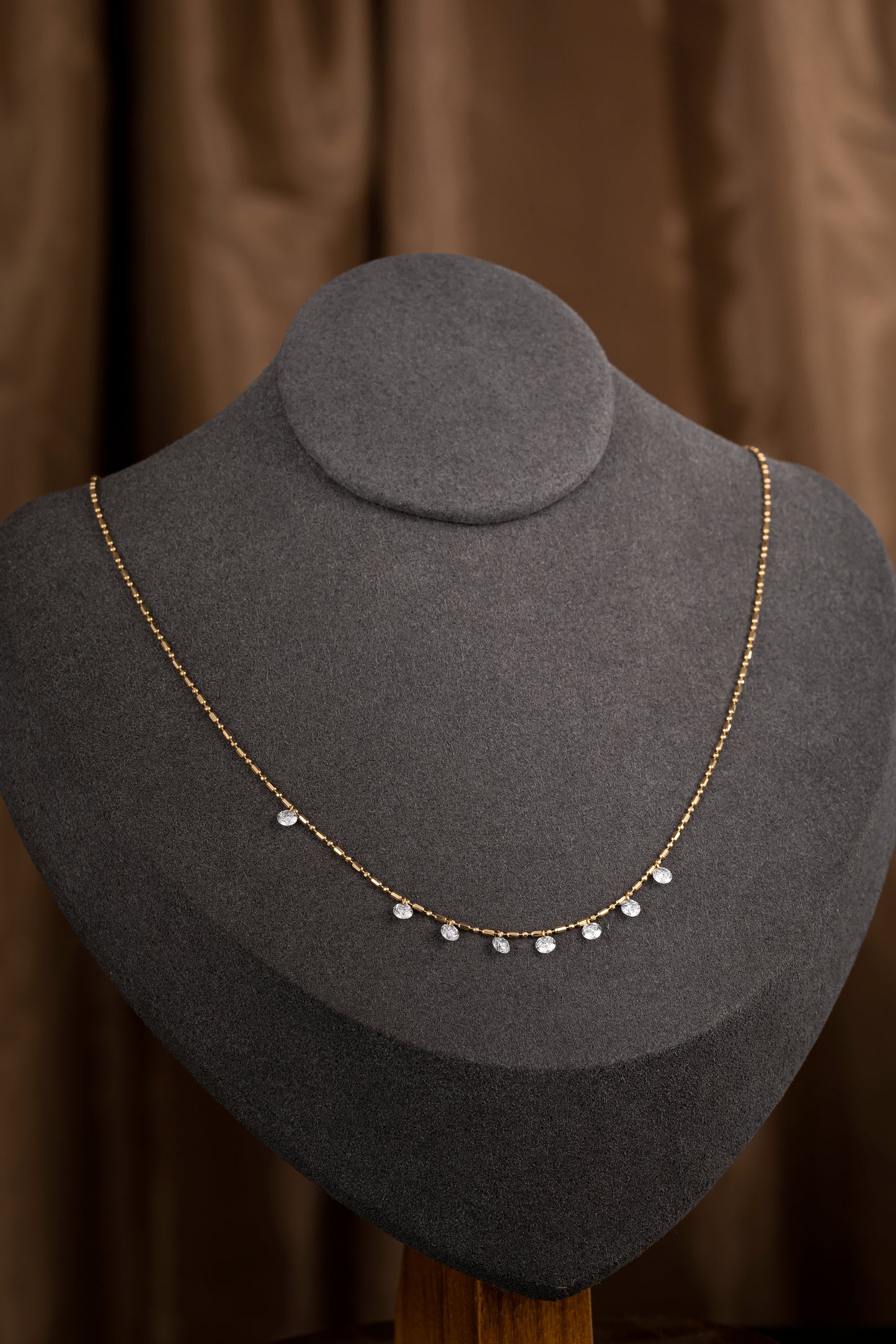 Lab Grown Diamond Necklace-ZBN0124