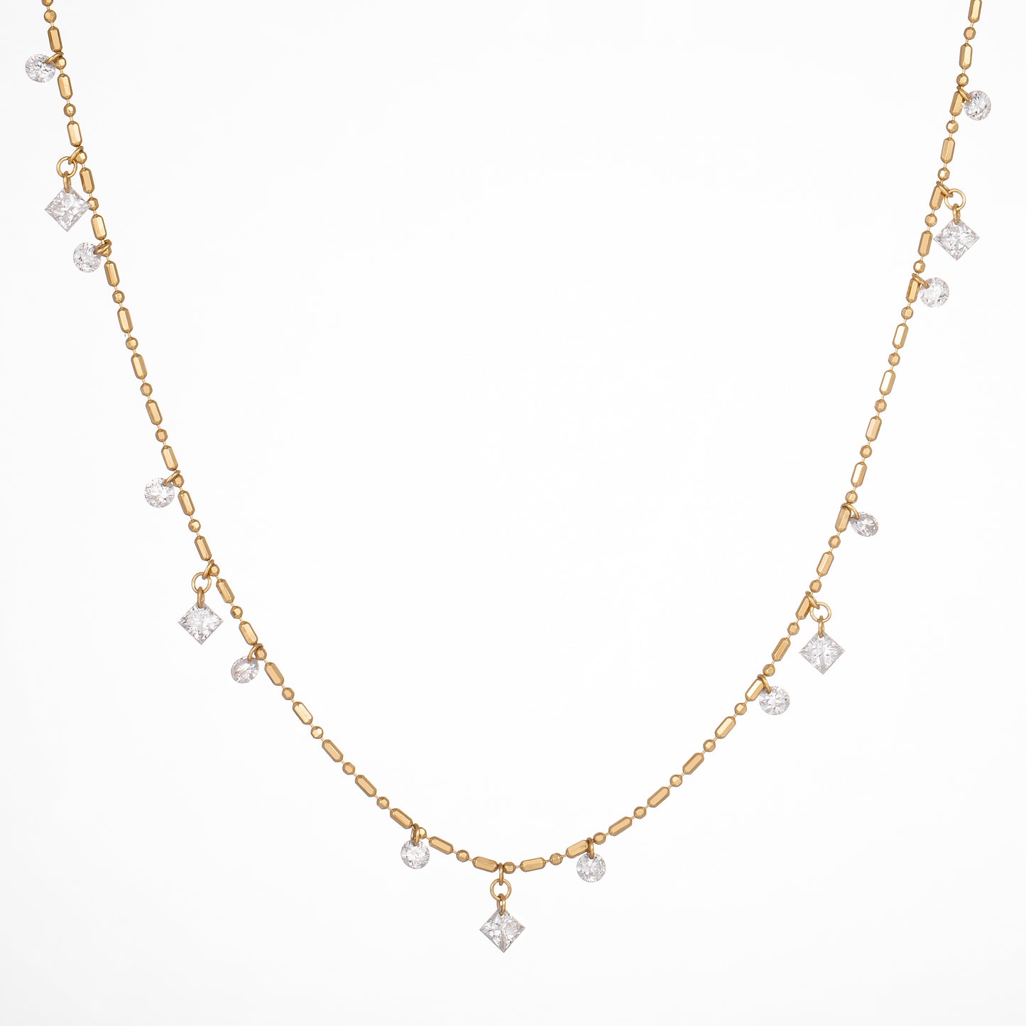 Lab Grown Diamond Necklace-ZBN0125