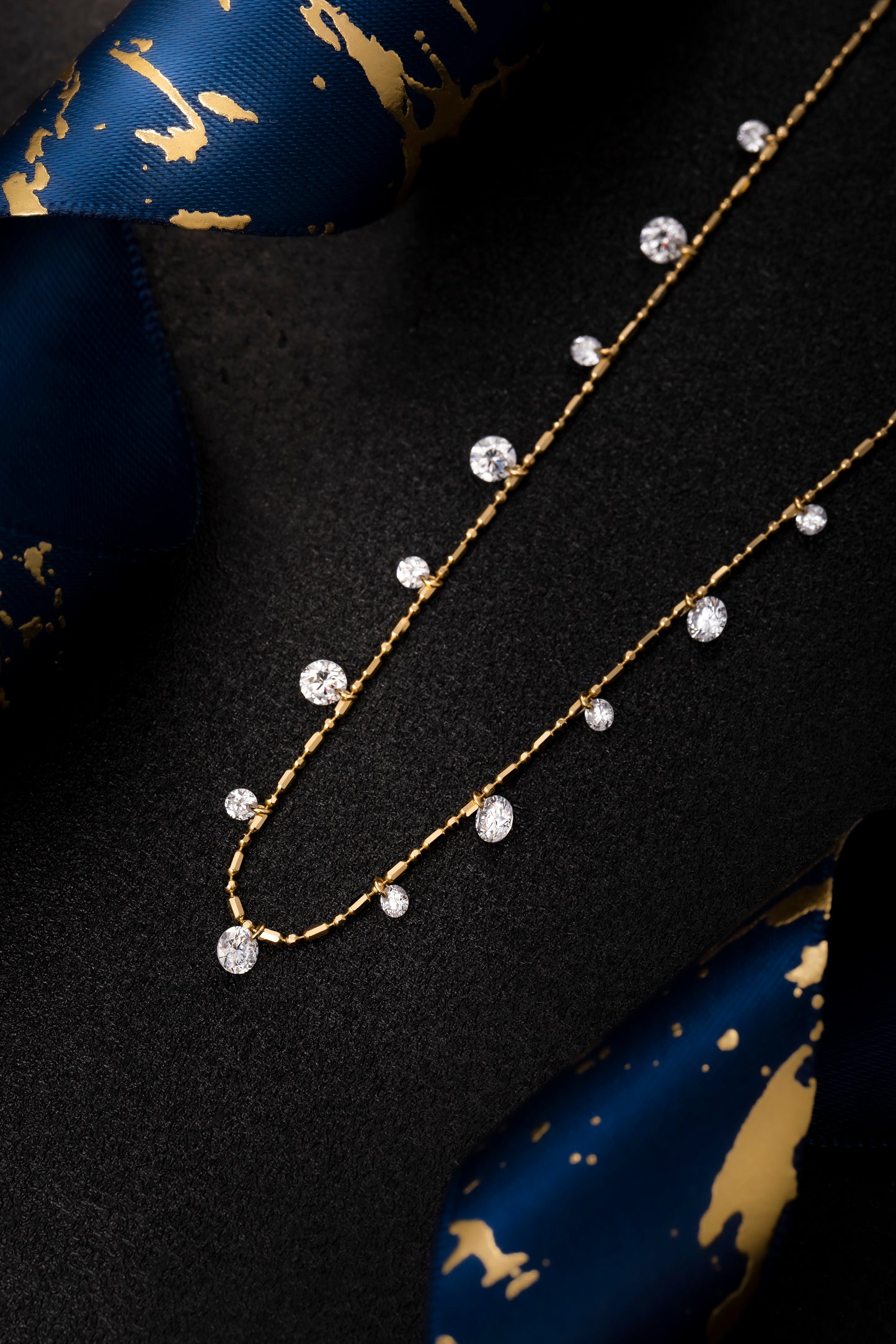 Lab Grown Diamond Necklace-ZBN0126