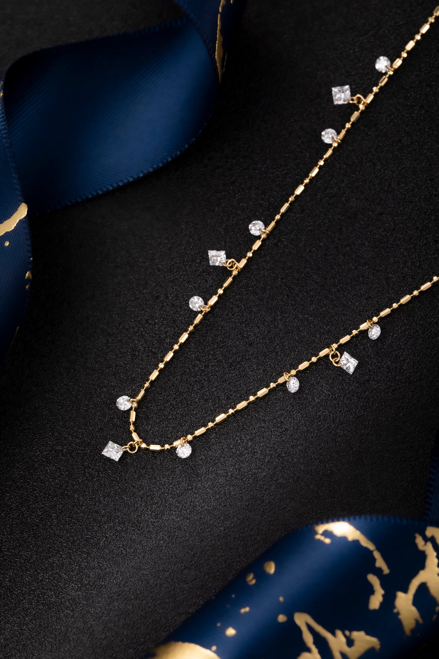 Lab Grown Diamond Necklace-ZBN0125