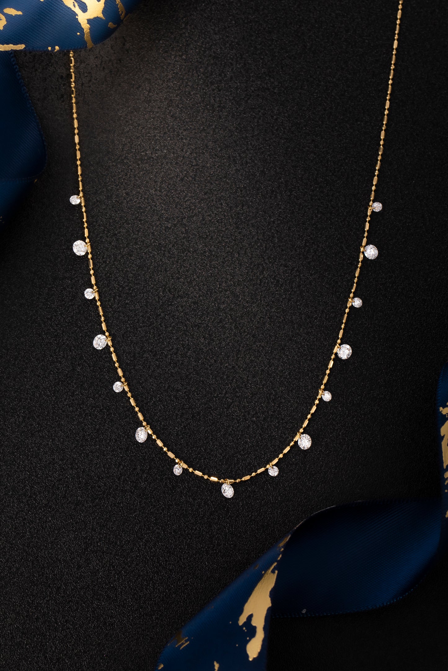Lab Grown Diamond Necklace-ZBN0126
