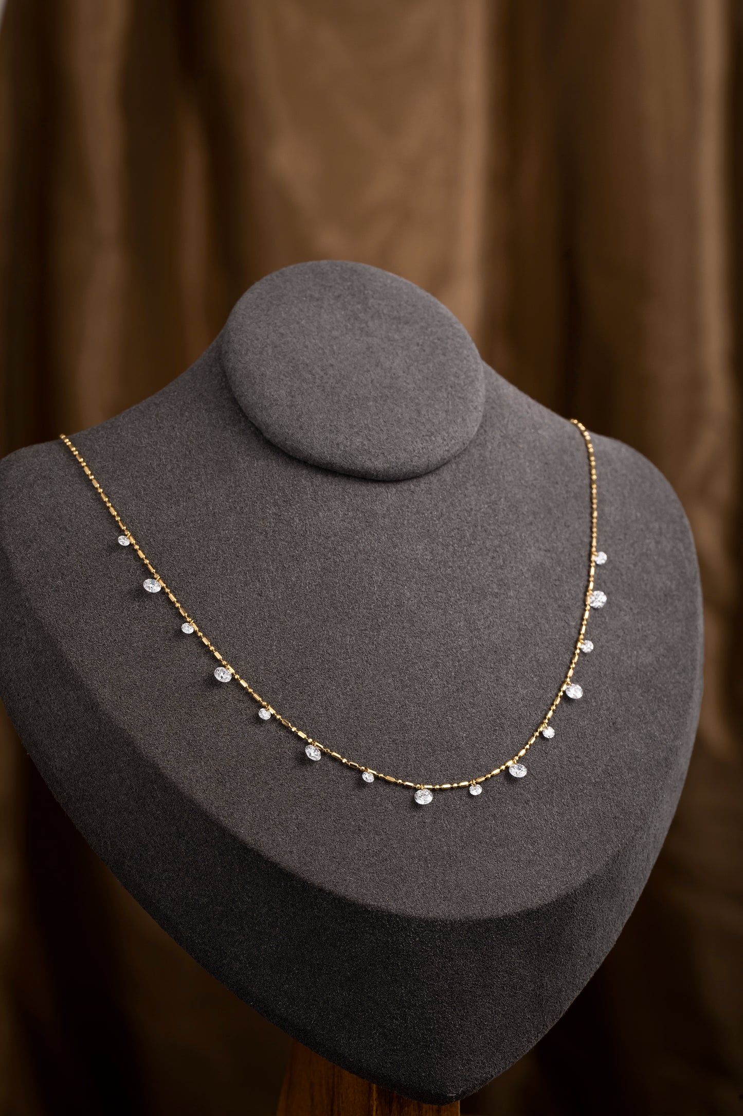 Lab Grown Diamond Necklace-ZBN0126