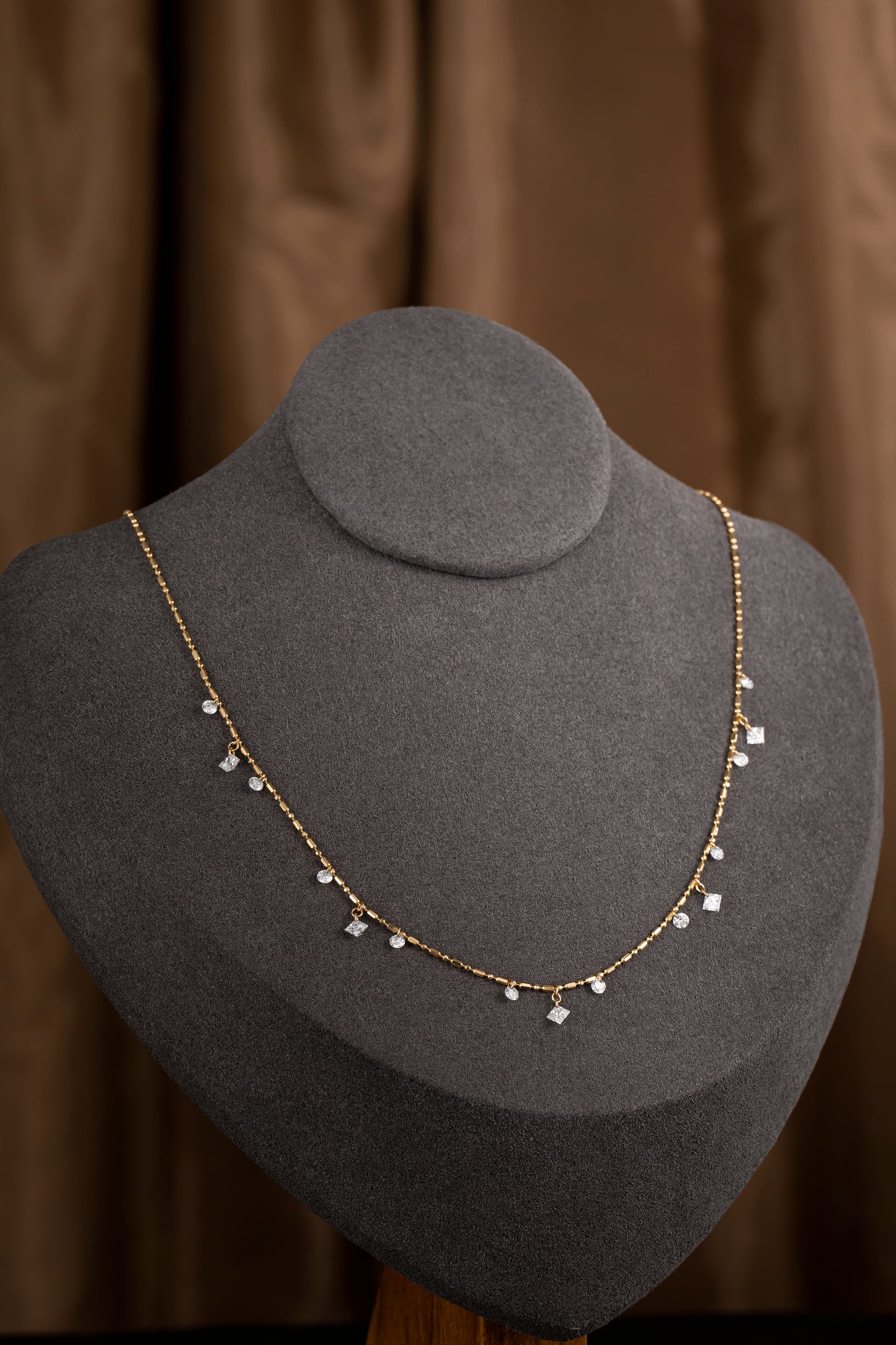 Lab Grown Diamond Necklace-ZBN0125