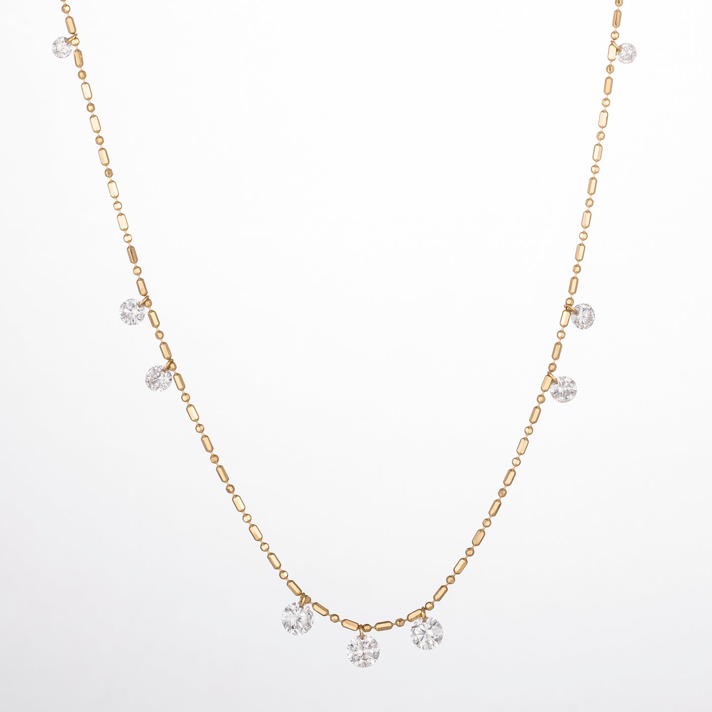 Lab Grown Diamond Necklace-ZBN0127