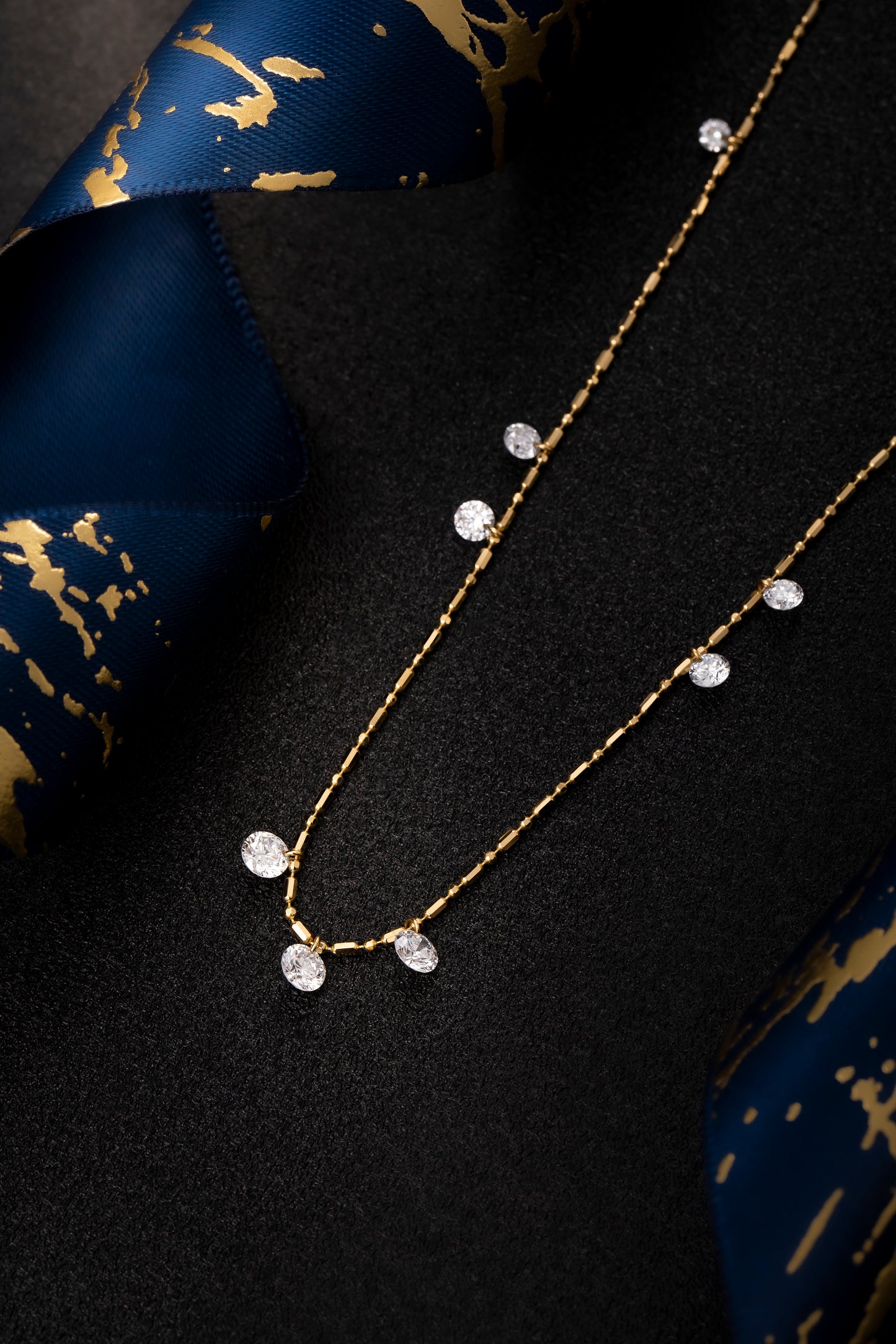 Lab Grown Diamond Necklace-ZBN0127