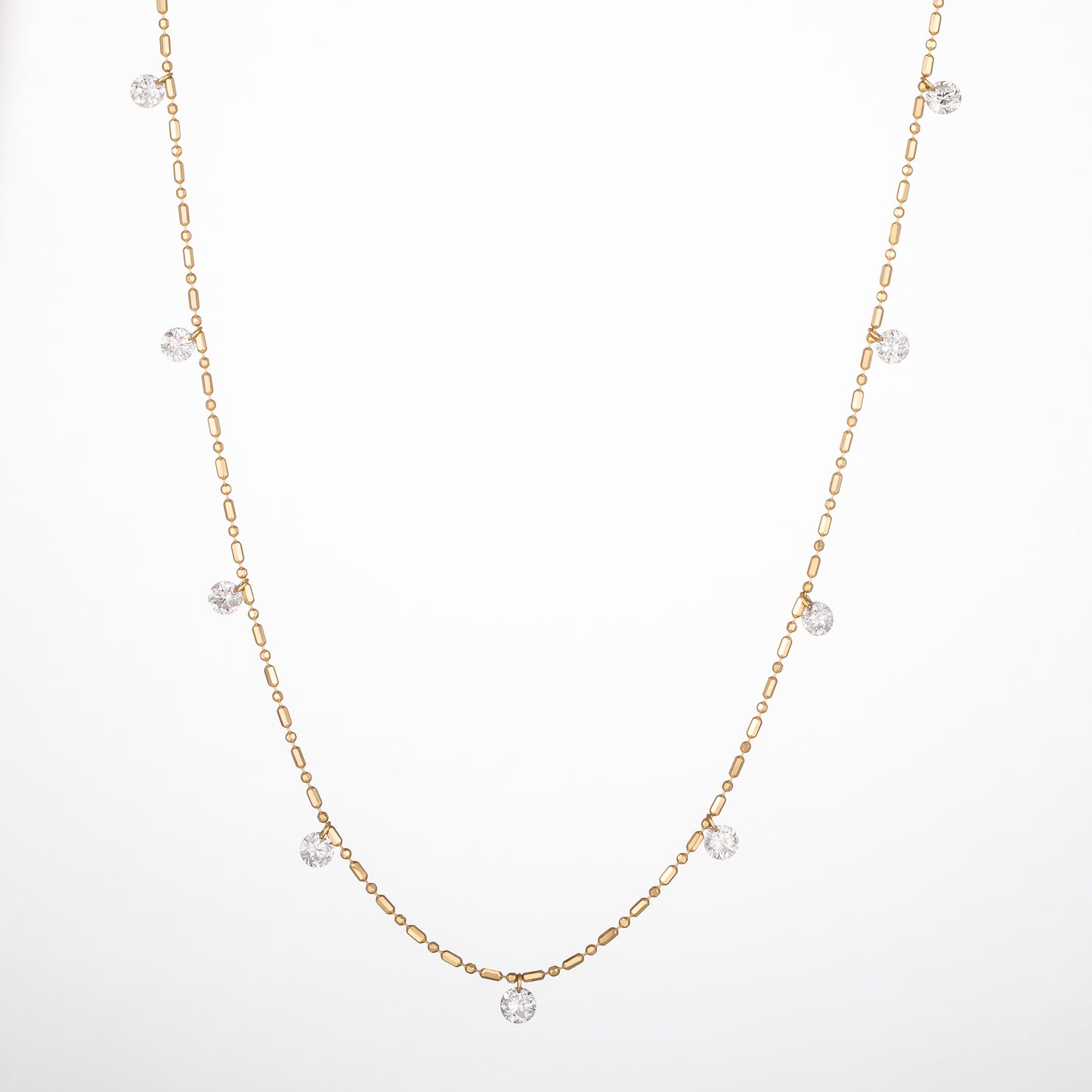 Lab Grown Diamond Necklace-ZBN0128